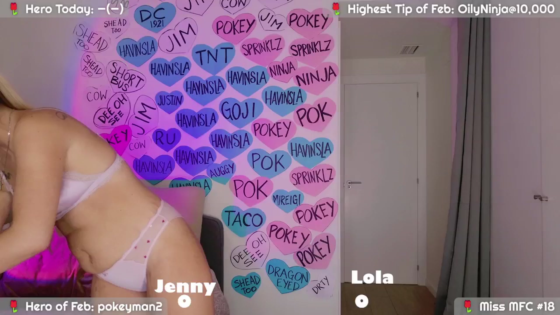 Gallery image thumbnail from LateNiteJenny's myfreecams stream on, 02/13/2025, 16:25 image 1 of 20