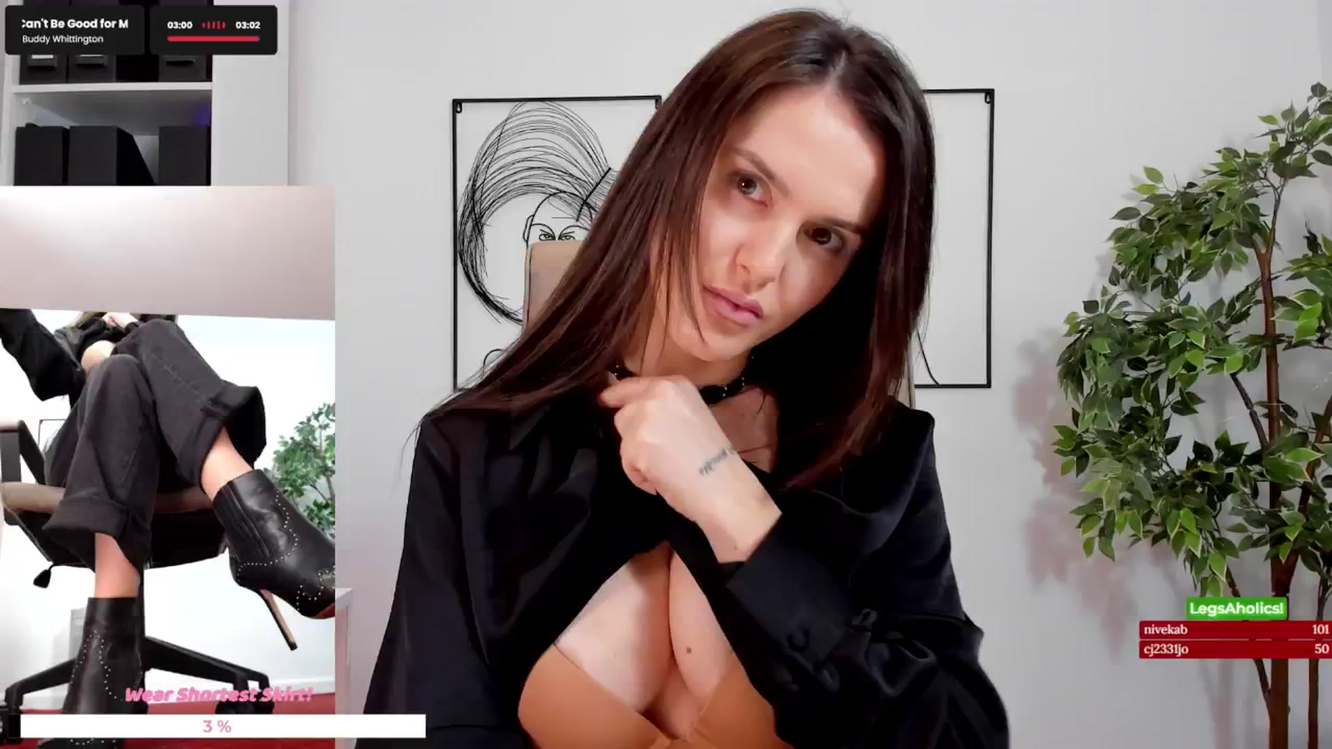 Gallery image thumbnail from LegswAttitude's myfreecams stream on, 02/07/2025, 09:33 image 4 of 20