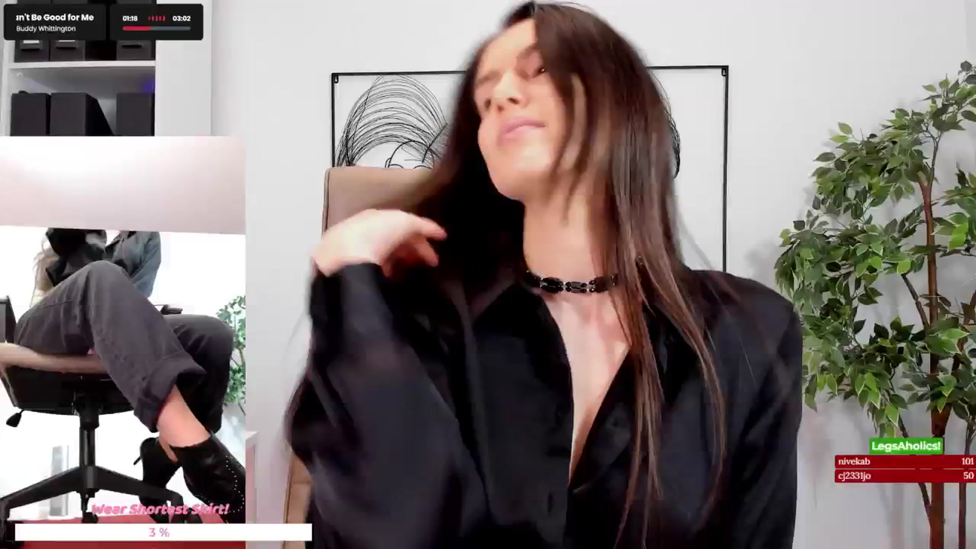 Gallery image thumbnail from LegswAttitude's myfreecams stream on, 02/07/2025, 09:33 image 1 of 20