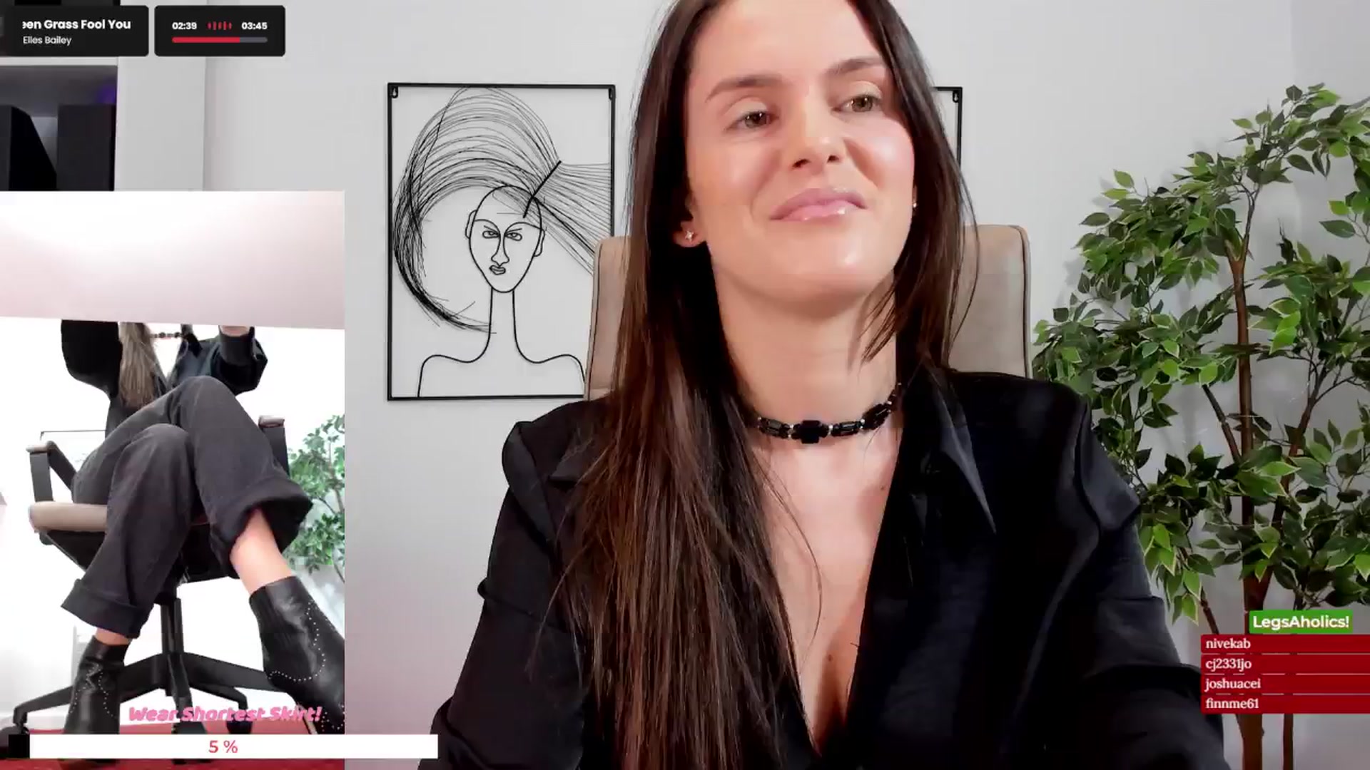 Gallery image thumbnail from LegswAttitude's myfreecams stream on, 02/07/2025, 10:10 image 1 of 20