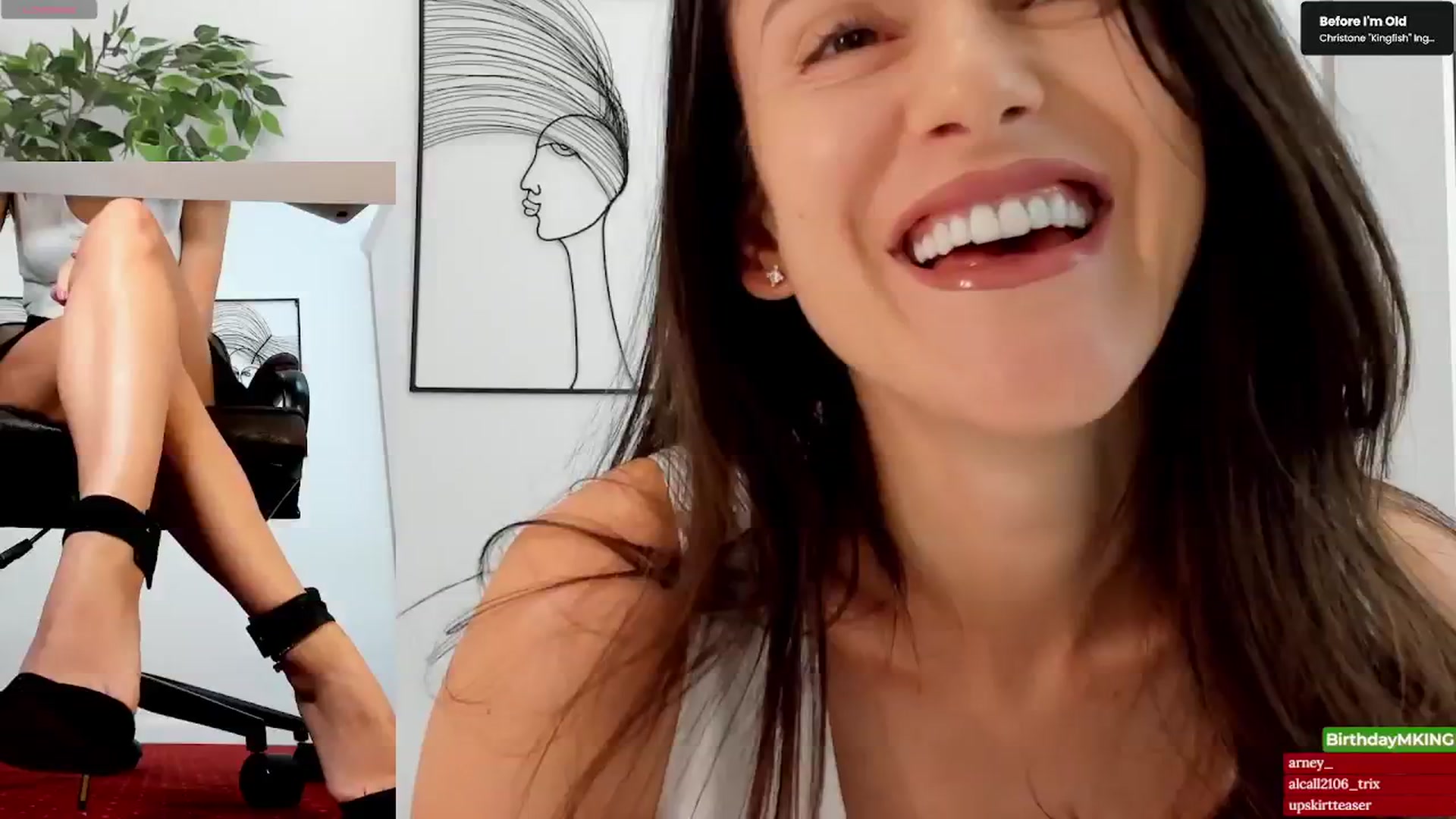 Gallery image thumbnail from LegswAttitude's myfreecams stream on, 06/27/2025, 10:42 image 9 of 20