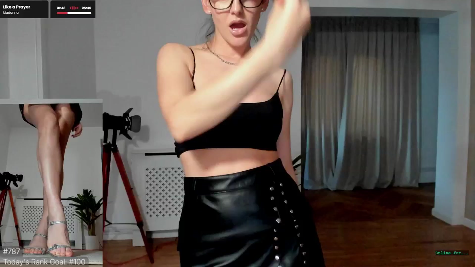 Gallery image thumbnail from LegswAttitude's myfreecams stream on, 04/25/2026, 17:13 image 17 of 20