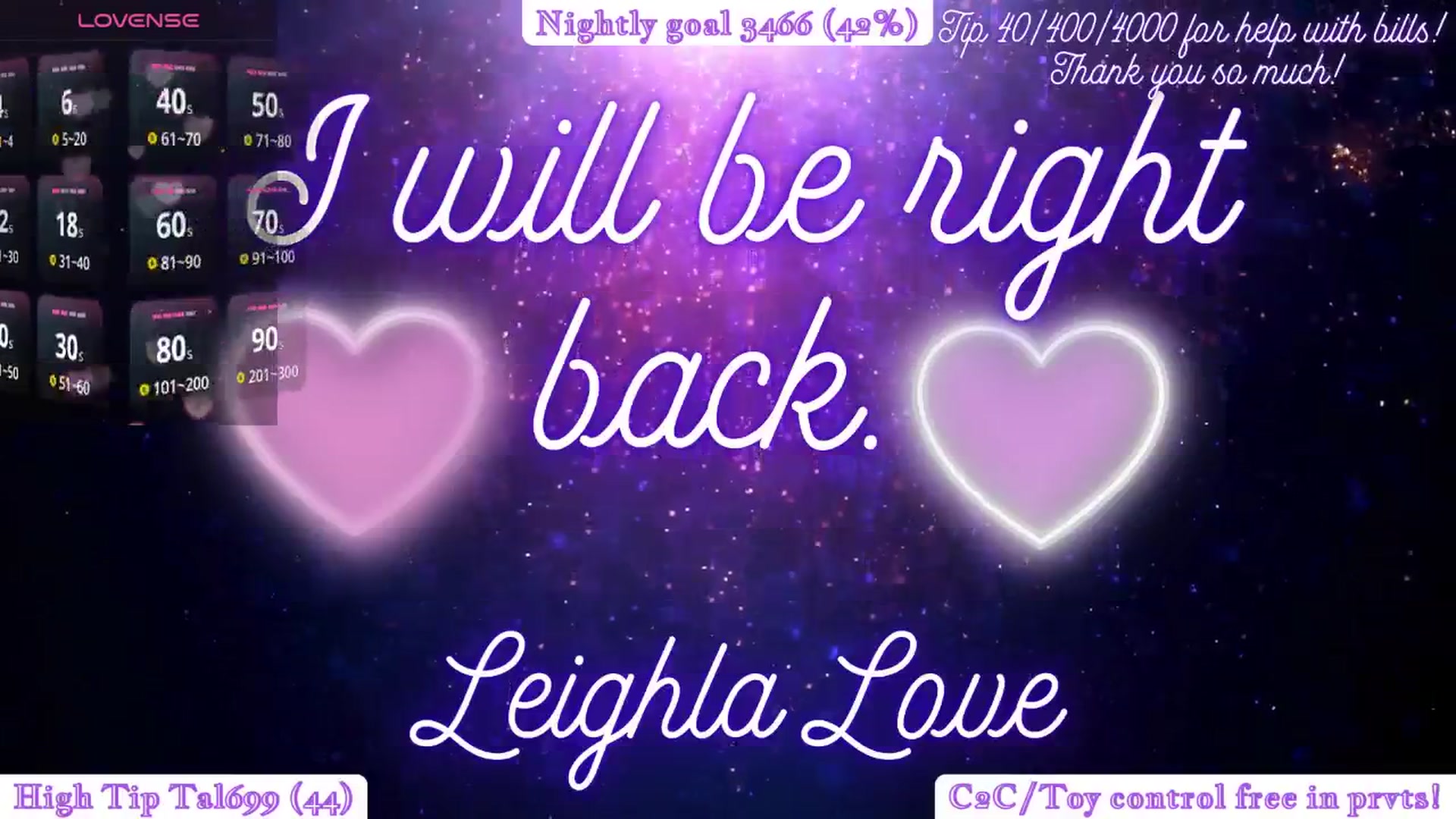 Gallery image thumbnail from LeighlaLove's myfreecams stream on, 12/18/2024, 10:06 image 13 of 20