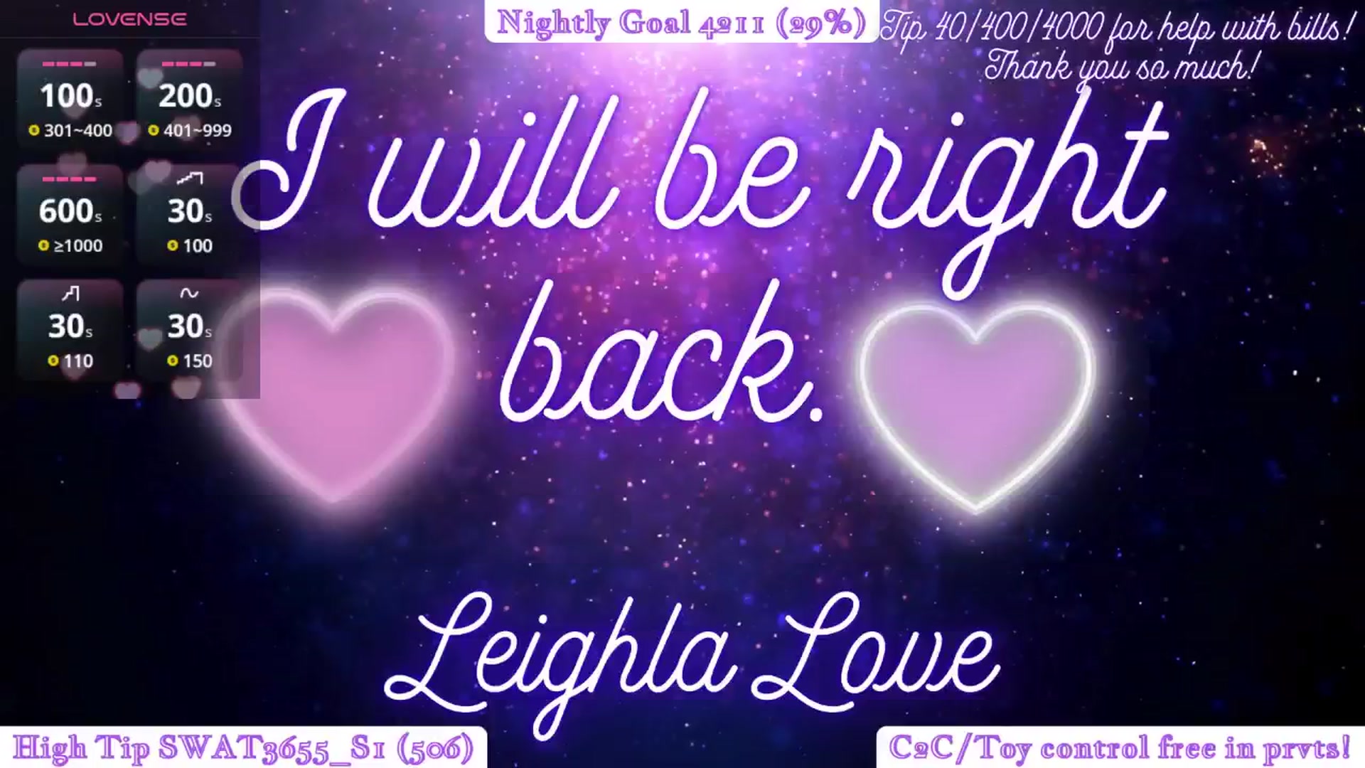 Gallery image thumbnail from LeighlaLove's myfreecams stream on, 01/02/2025, 08:20 image 6 of 20
