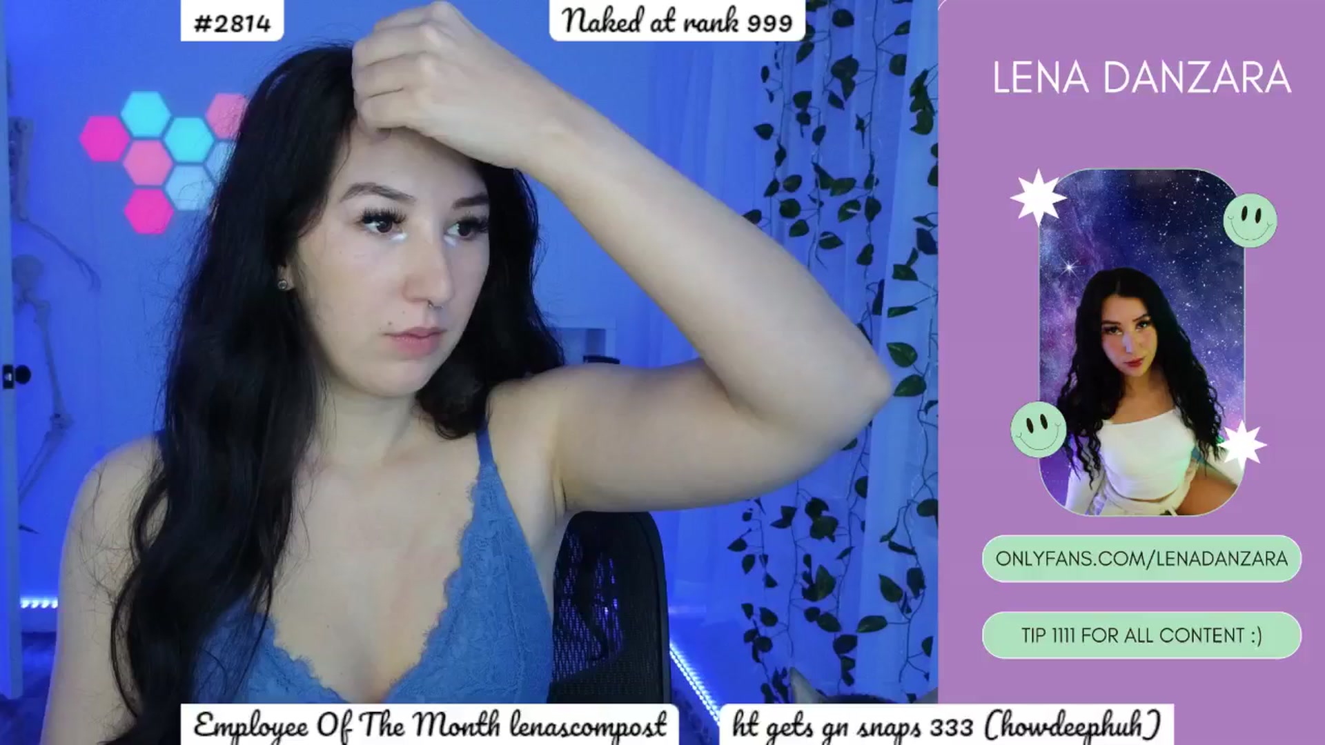 Gallery image thumbnail from LenaDanzara's myfreecams stream on, 04/24/2024, 08:13 image 1 of 20