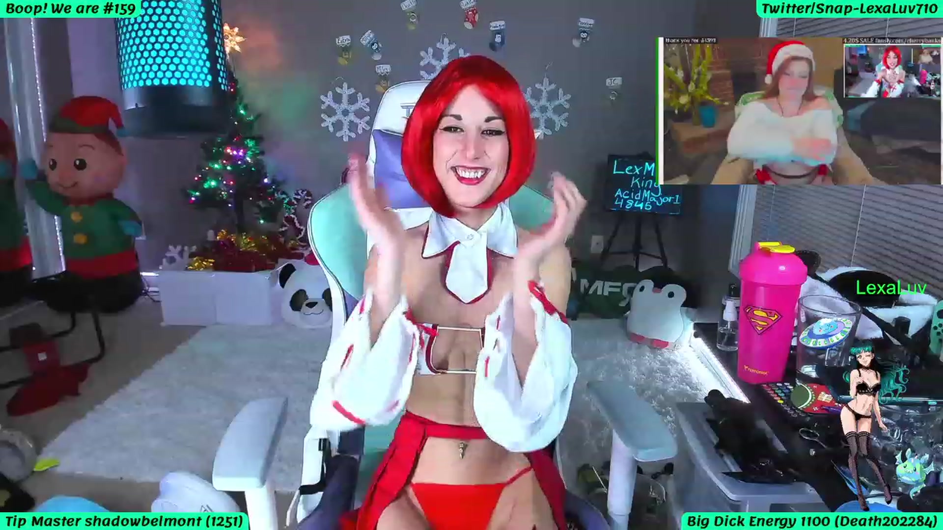 Gallery image thumbnail from LexaLuv's myfreecams stream on, 12/24/2022, 07:04 image 14 of 20