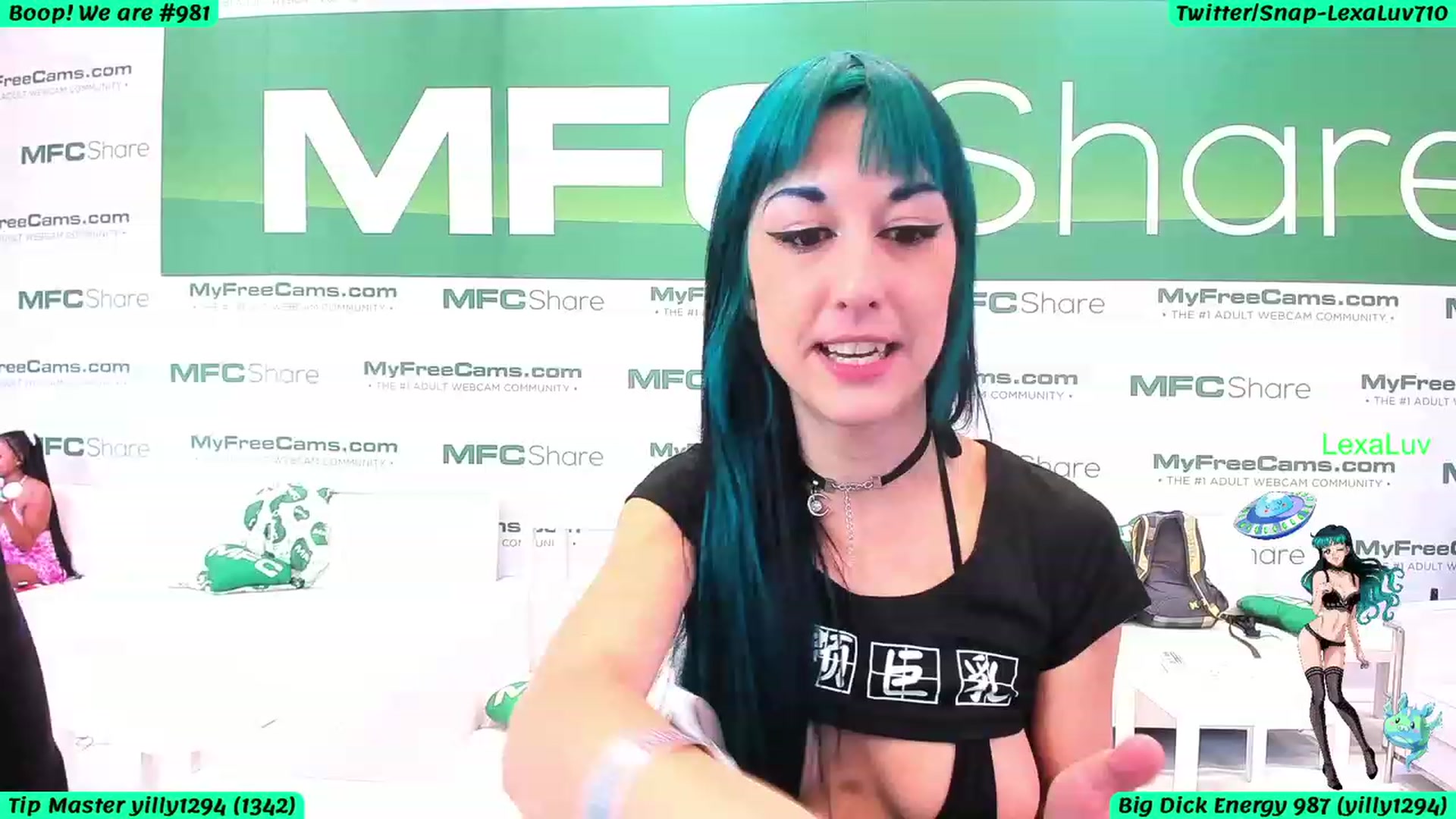 Gallery image thumbnail from LexaLuv's myfreecams stream on, 01/05/2023, 03:44 image 14 of 20