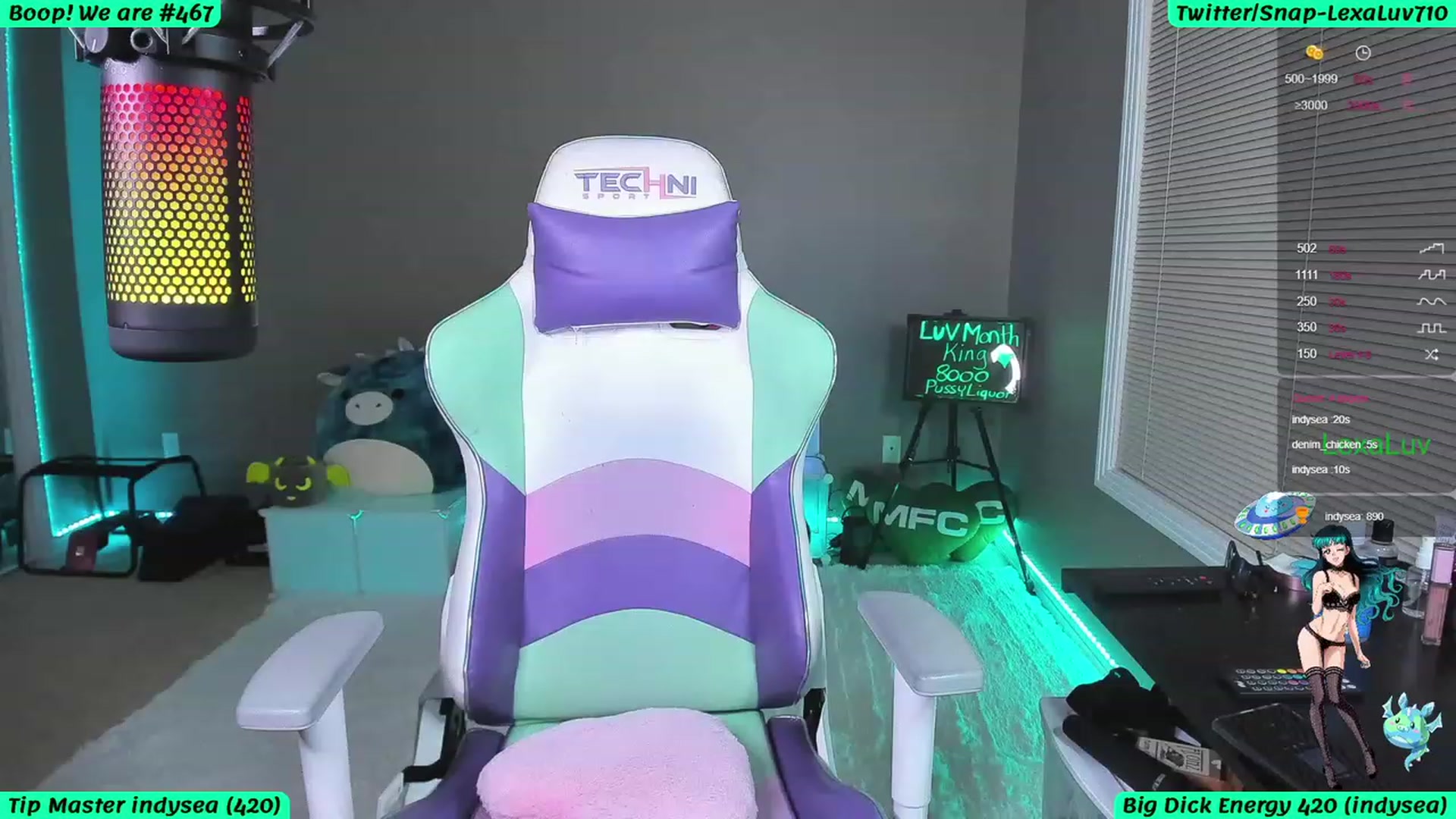 Gallery image thumbnail from LexaLuv's myfreecams stream on, 02/16/2023, 08:04 image 2 of 20