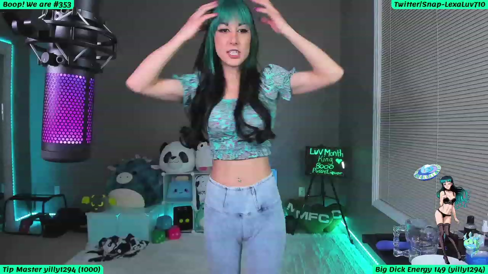 Gallery image thumbnail from LexaLuv's myfreecams stream on, 02/23/2023, 05:31 image 18 of 20