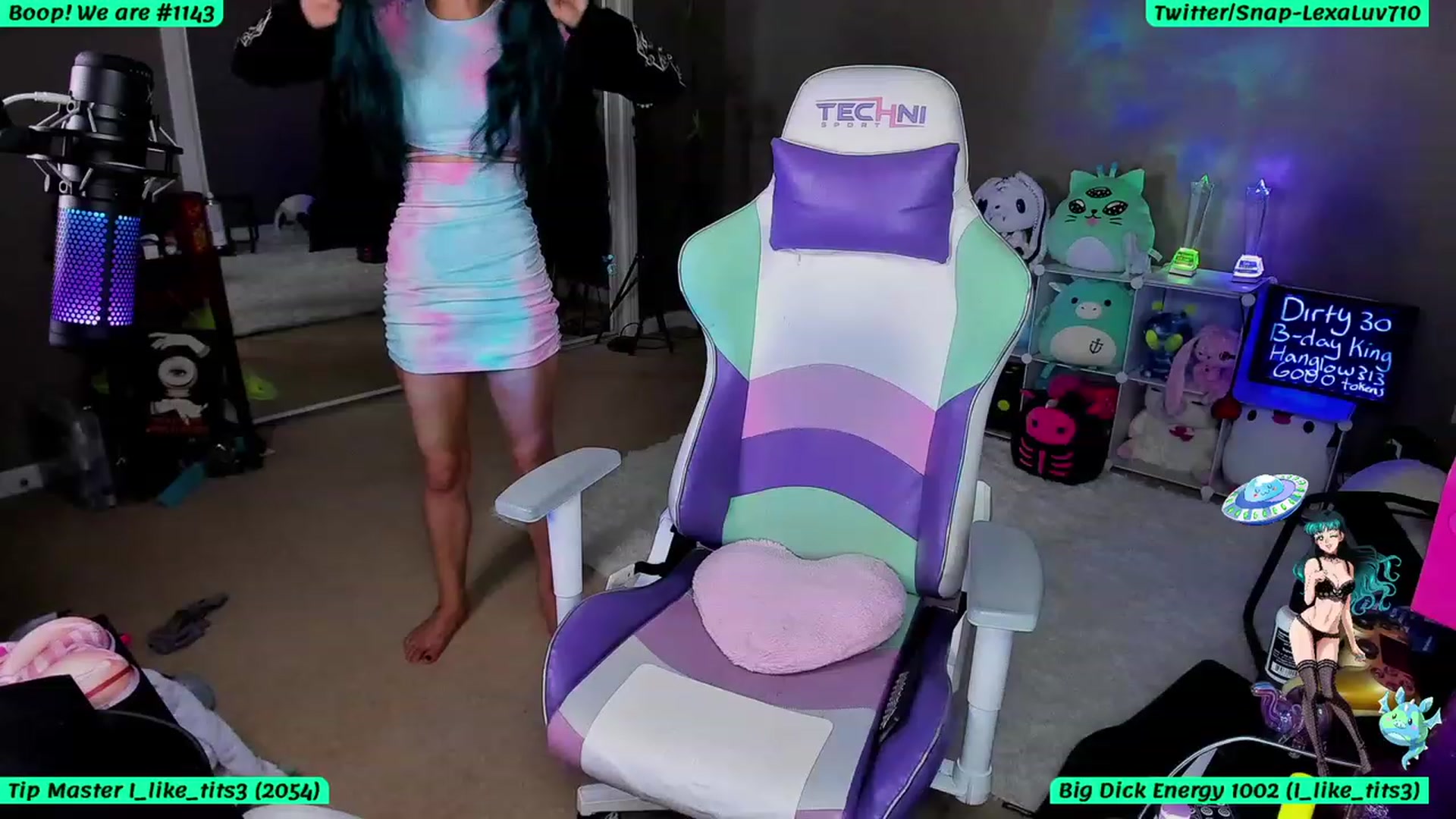 Gallery image thumbnail from LexaLuv's myfreecams stream on, 08/03/2023, 07:03 image 8 of 20