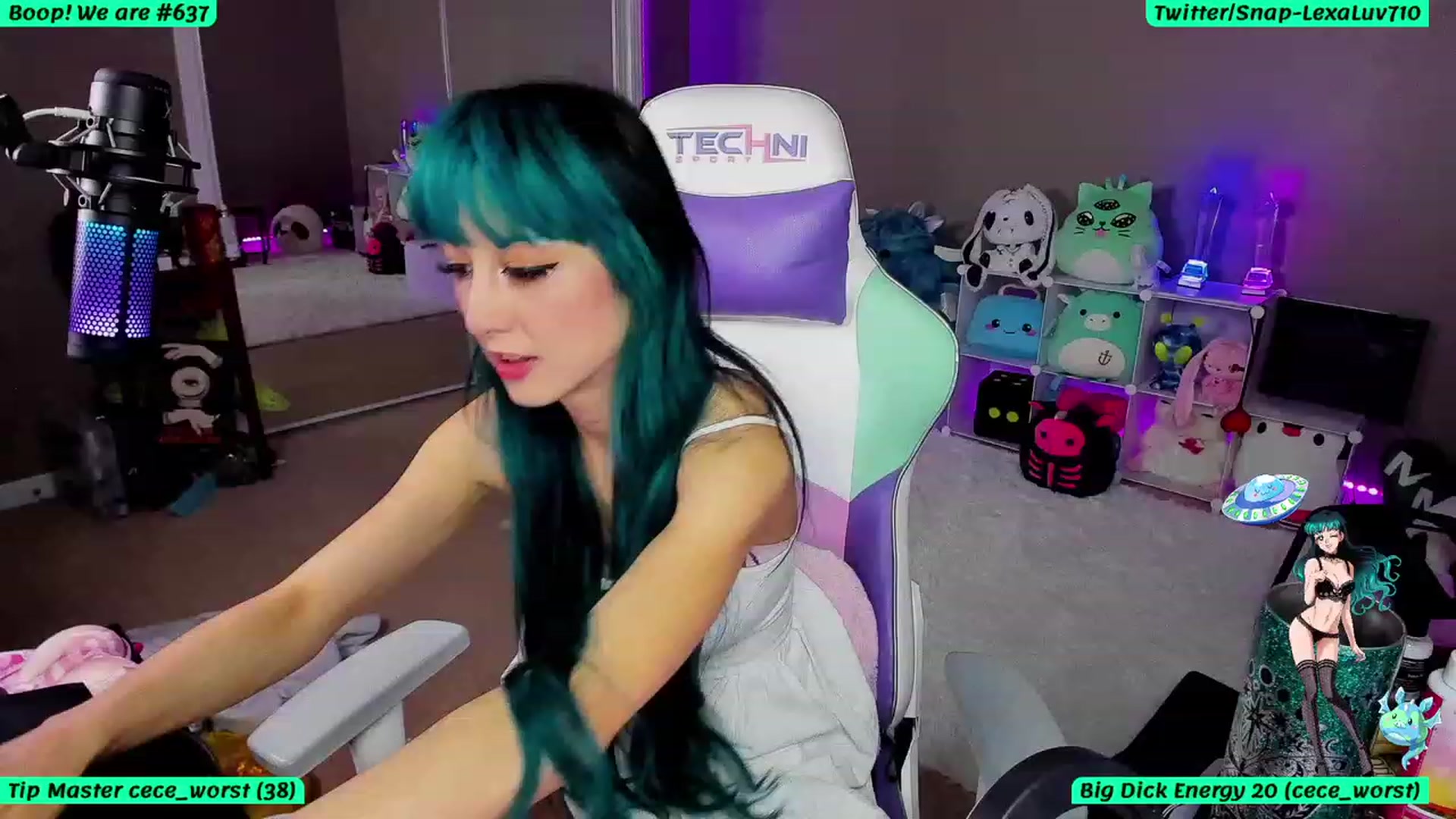 Gallery image thumbnail from LexaLuv's myfreecams stream on, 08/07/2023, 04:46 image 12 of 20