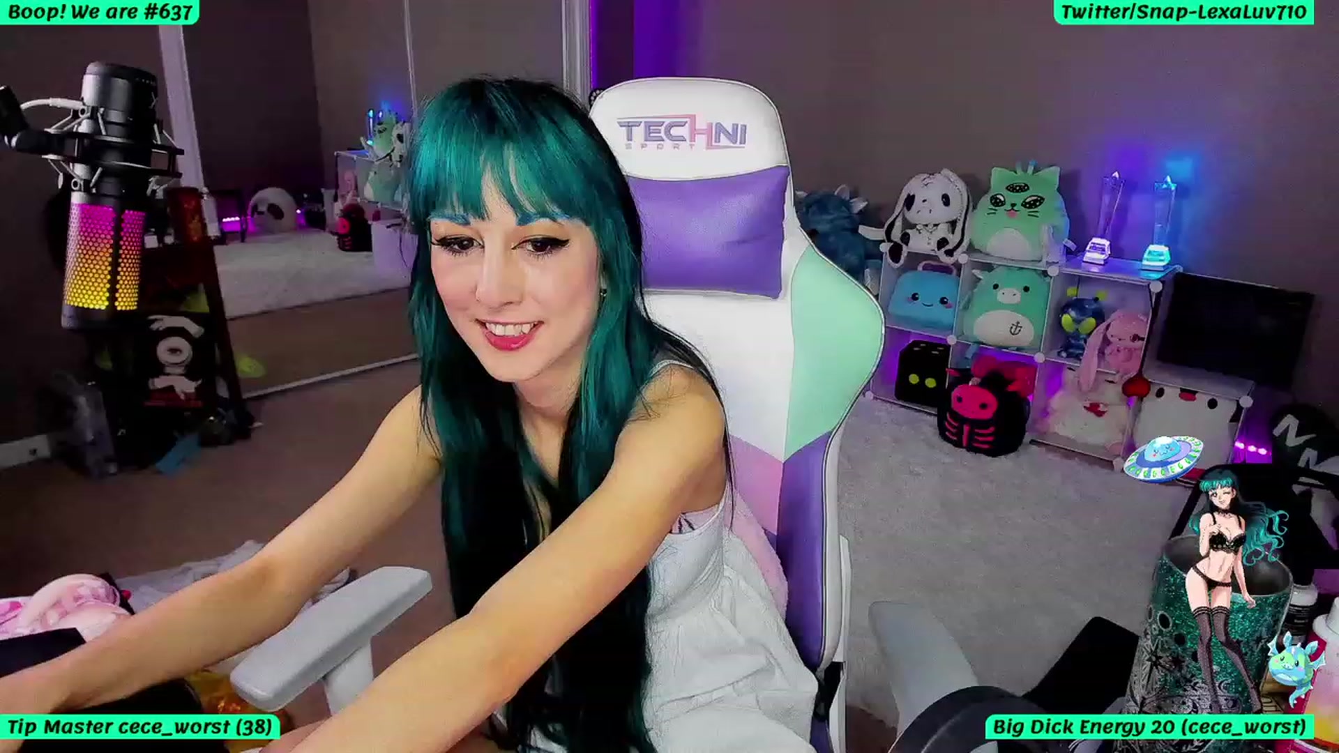 Gallery image thumbnail from LexaLuv's myfreecams stream on, 08/07/2023, 04:46 image 13 of 20