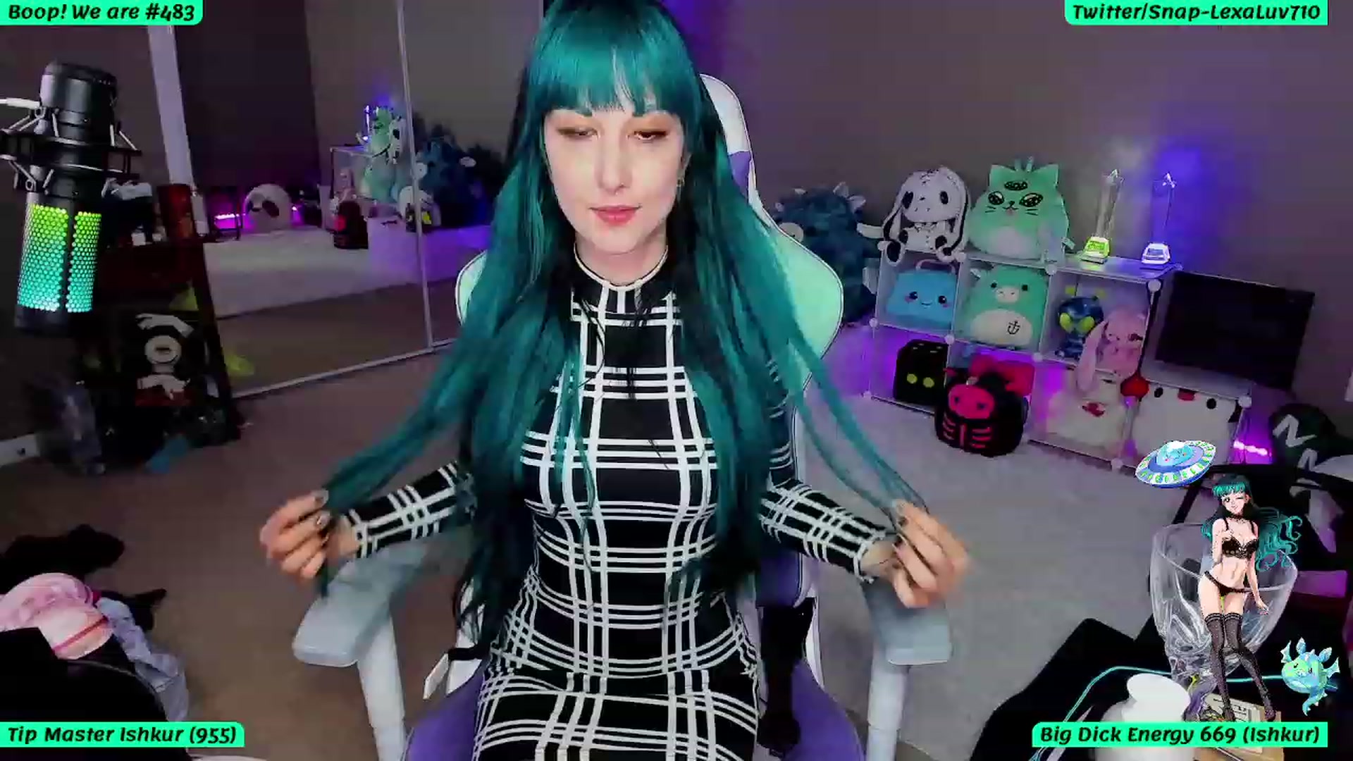 Gallery image thumbnail from LexaLuv's myfreecams stream on, 08/11/2023, 05:32 image 8 of 20