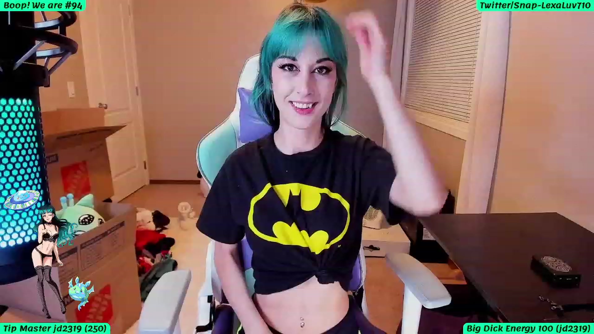 Gallery image thumbnail from LexaLuv's myfreecams stream on, 09/15/2023, 05:17 image 2 of 20
