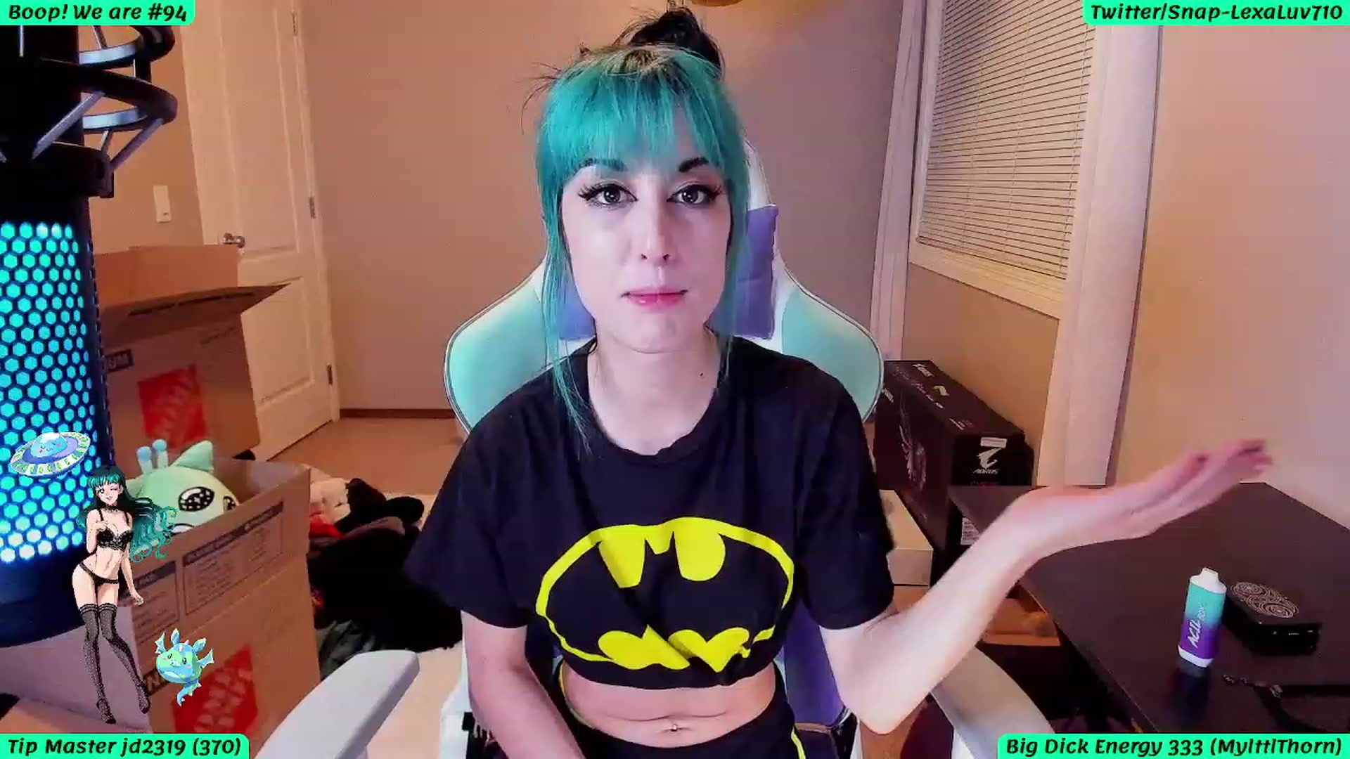 Gallery image thumbnail from LexaLuv's myfreecams stream on, 09/15/2023, 08:35 image 3 of 20