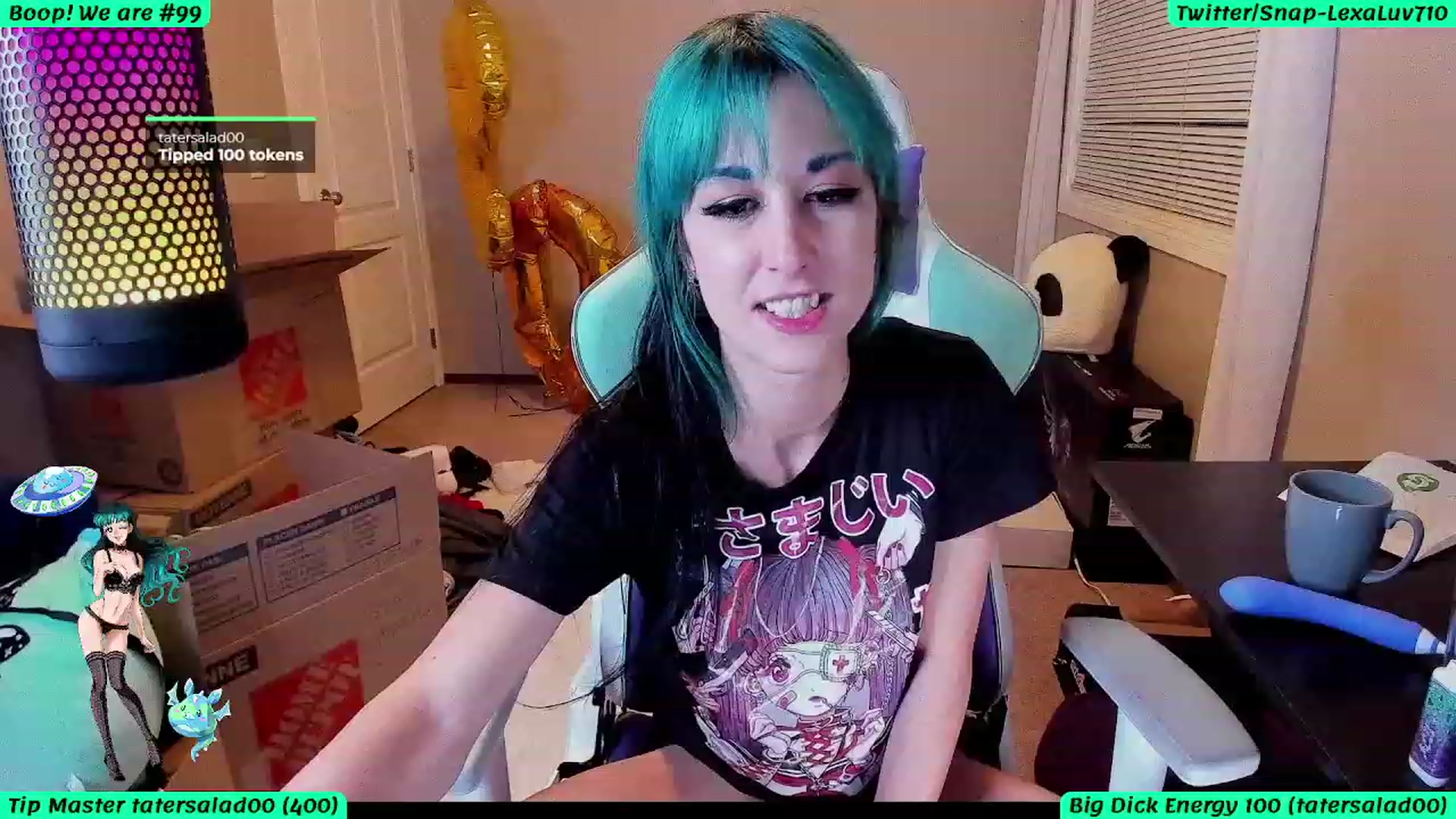 Gallery image thumbnail from LexaLuv's myfreecams stream on, 09/25/2023, 09:22 image 12 of 20
