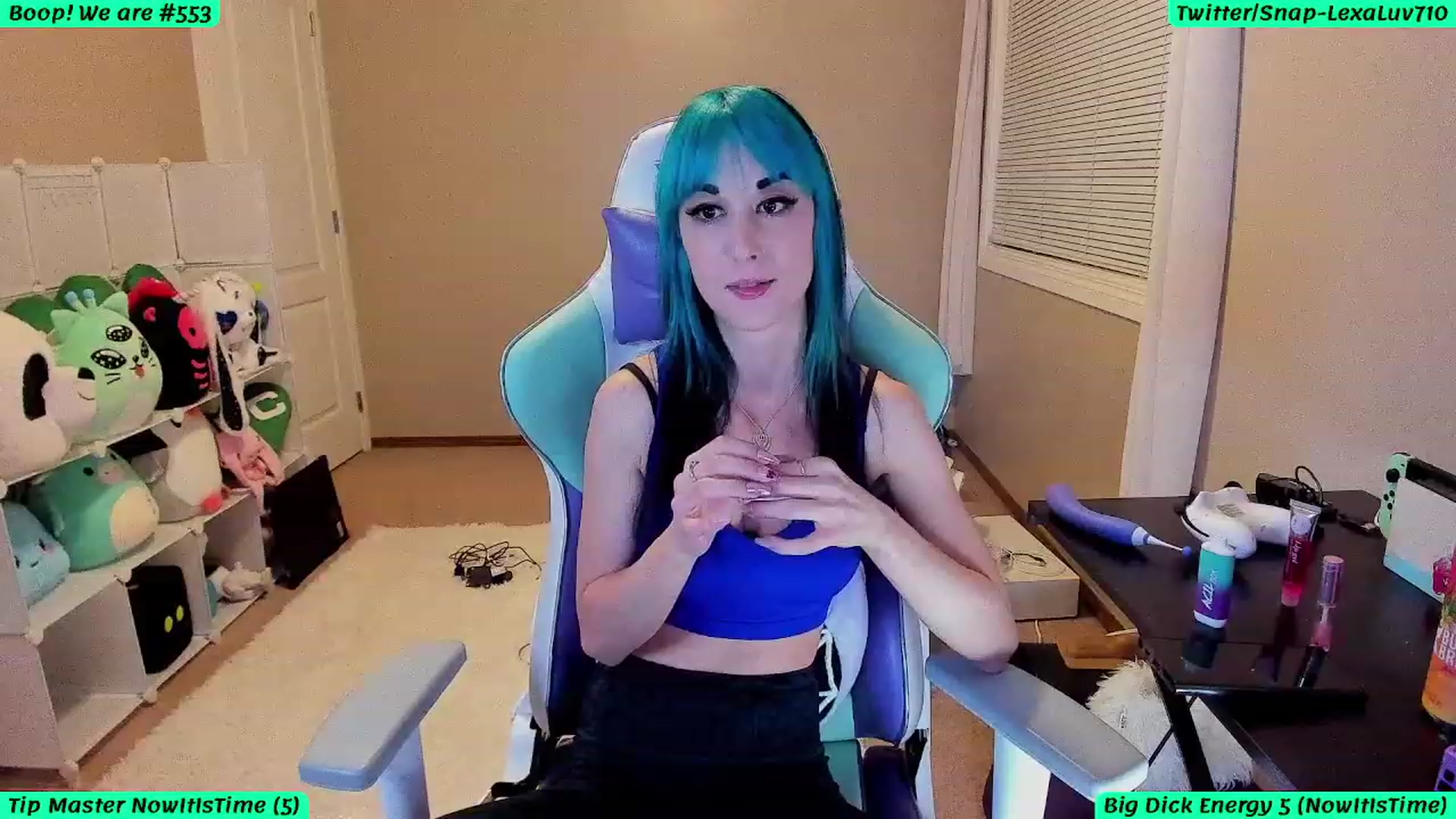Gallery image thumbnail from LexaLuv's myfreecams stream on, 10/25/2023, 05:10 image 15 of 20