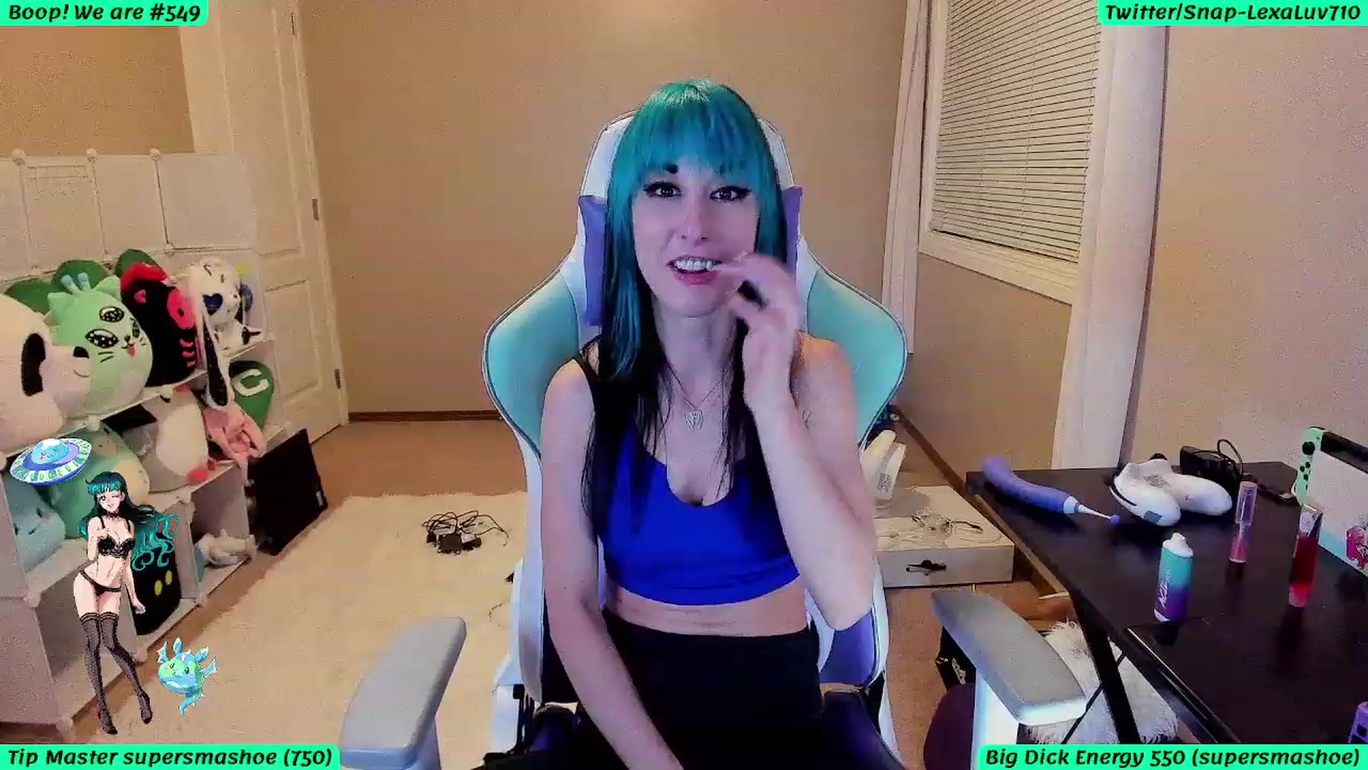 Gallery image thumbnail from LexaLuv's myfreecams stream on, 10/25/2023, 08:00 image 6 of 20
