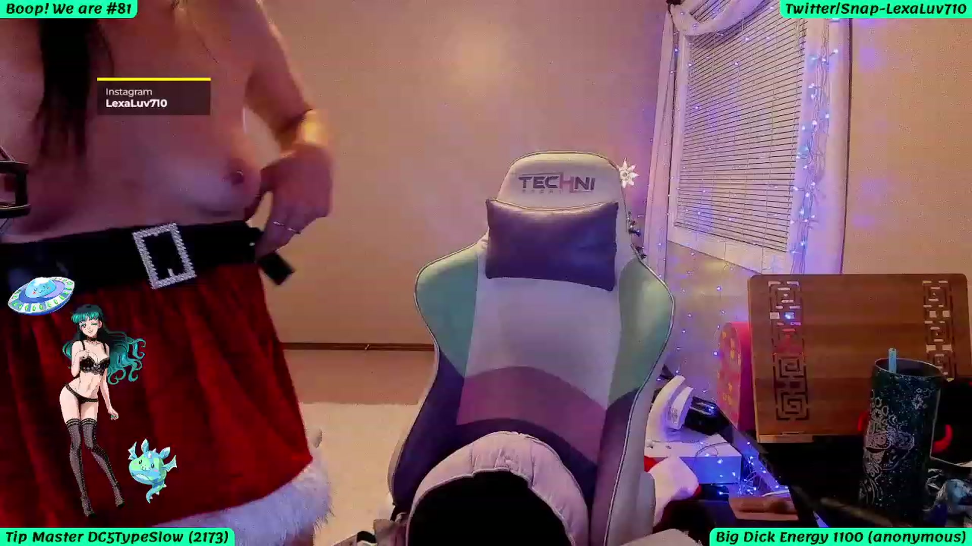 Gallery image thumbnail from LexaLuv's myfreecams stream on, 12/02/2023, 09:38 image 16 of 20