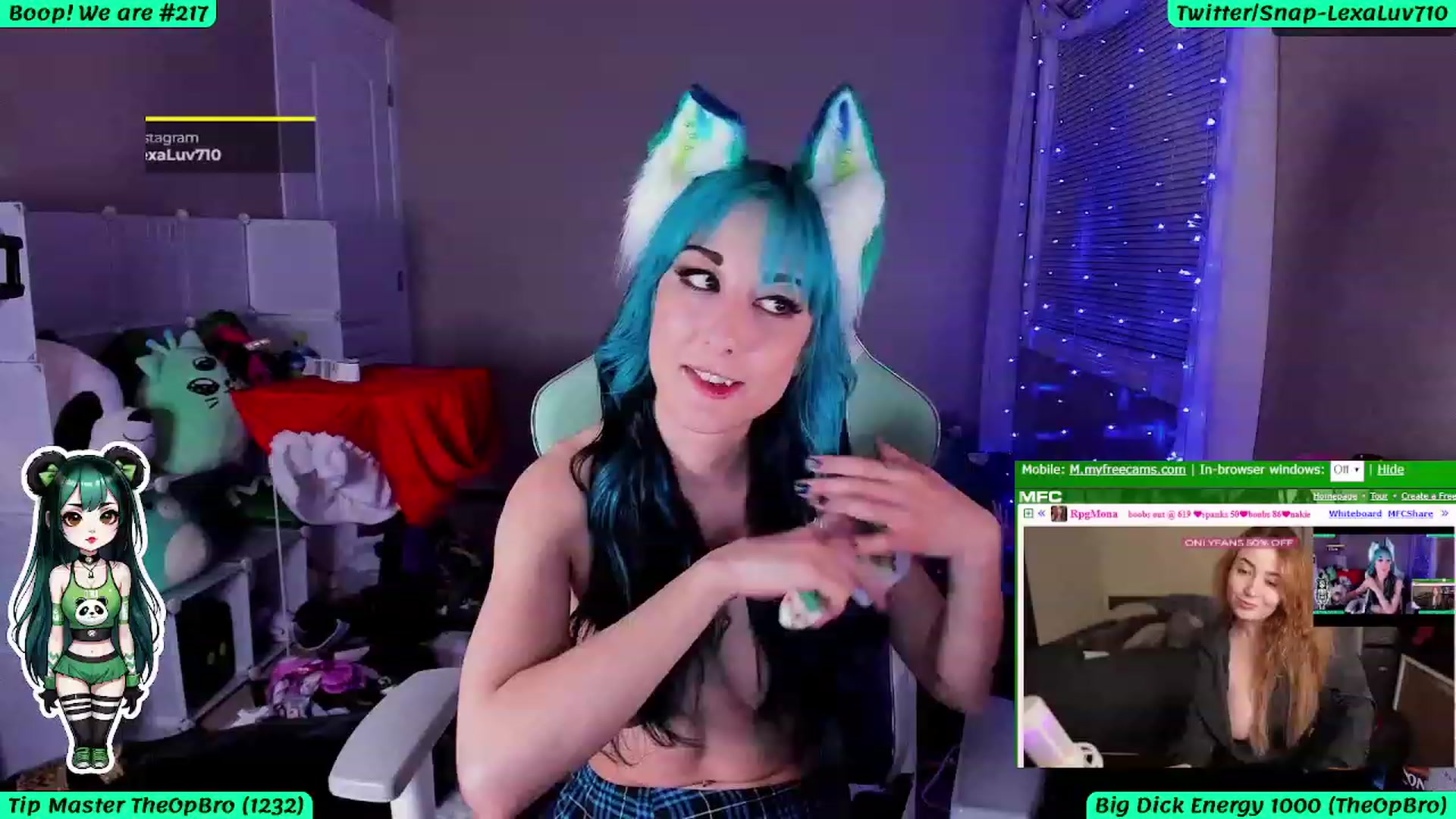 Gallery image thumbnail from LexaLuv's myfreecams stream on, 03/05/2024, 07:46 image 9 of 20