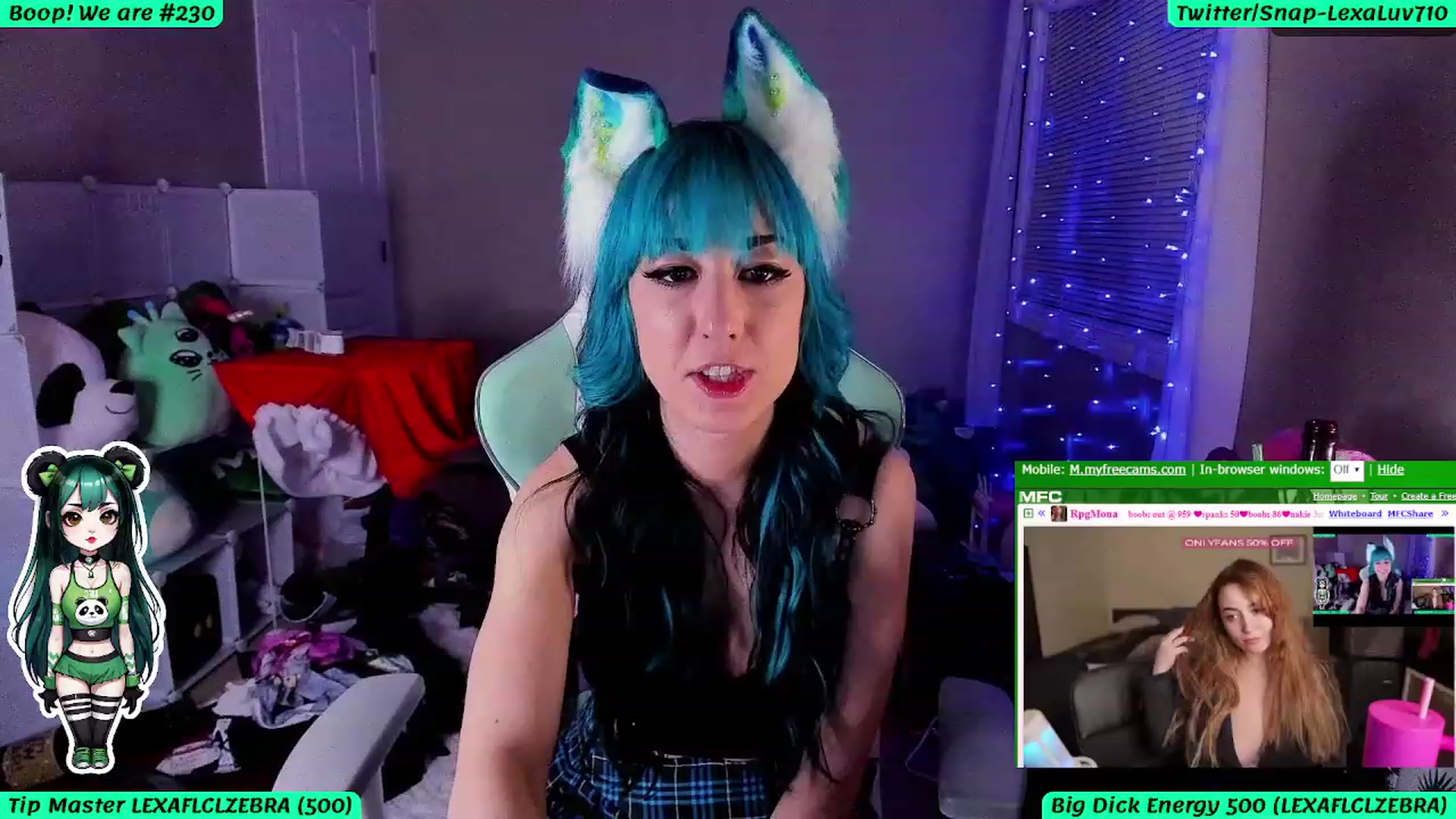 Gallery image thumbnail from LexaLuv's myfreecams stream on, 03/05/2024, 07:46 image 6 of 20