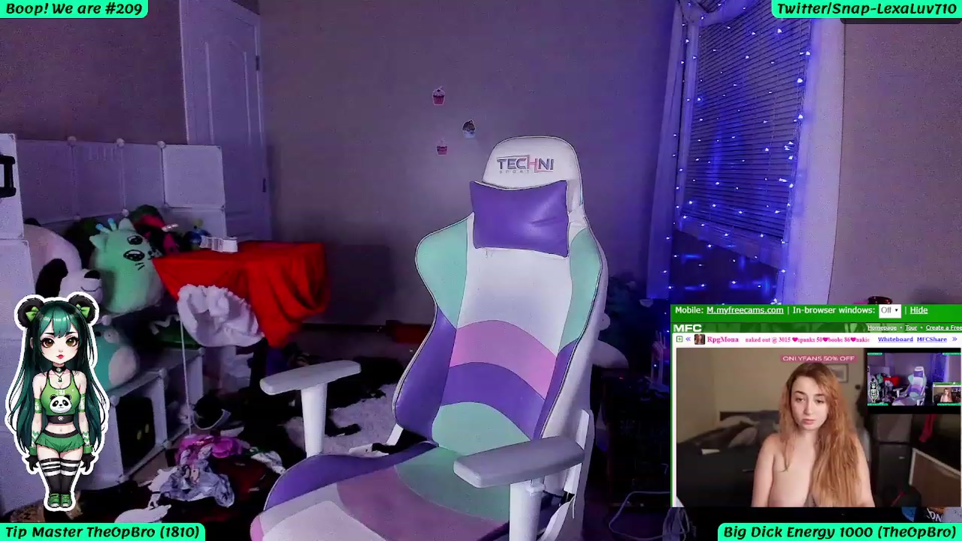 Gallery image thumbnail from LexaLuv's myfreecams stream on, 03/05/2024, 07:46 image 12 of 20