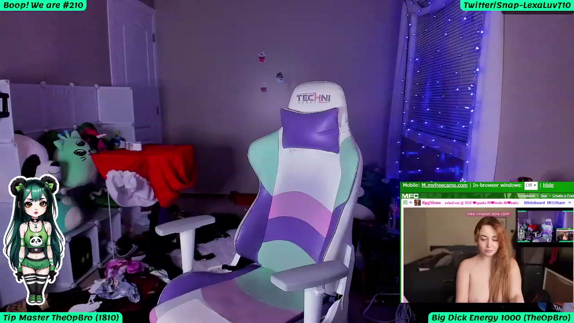 Gallery image thumbnail from LexaLuv's myfreecams stream on, 03/05/2024, 07:46 image 13 of 20