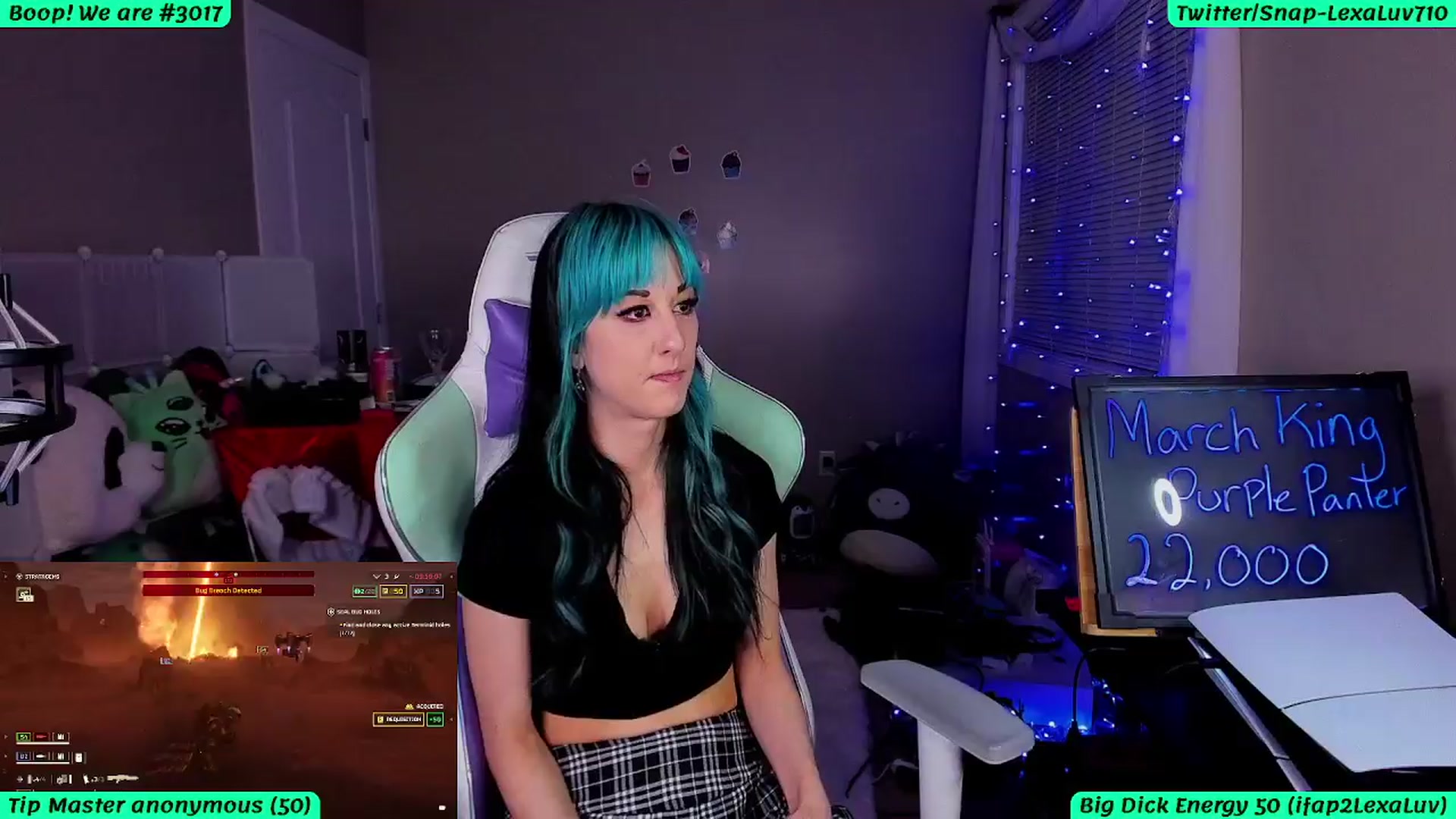 Gallery image thumbnail from LexaLuv's myfreecams stream on, 04/02/2024, 05:08 image 5 of 20