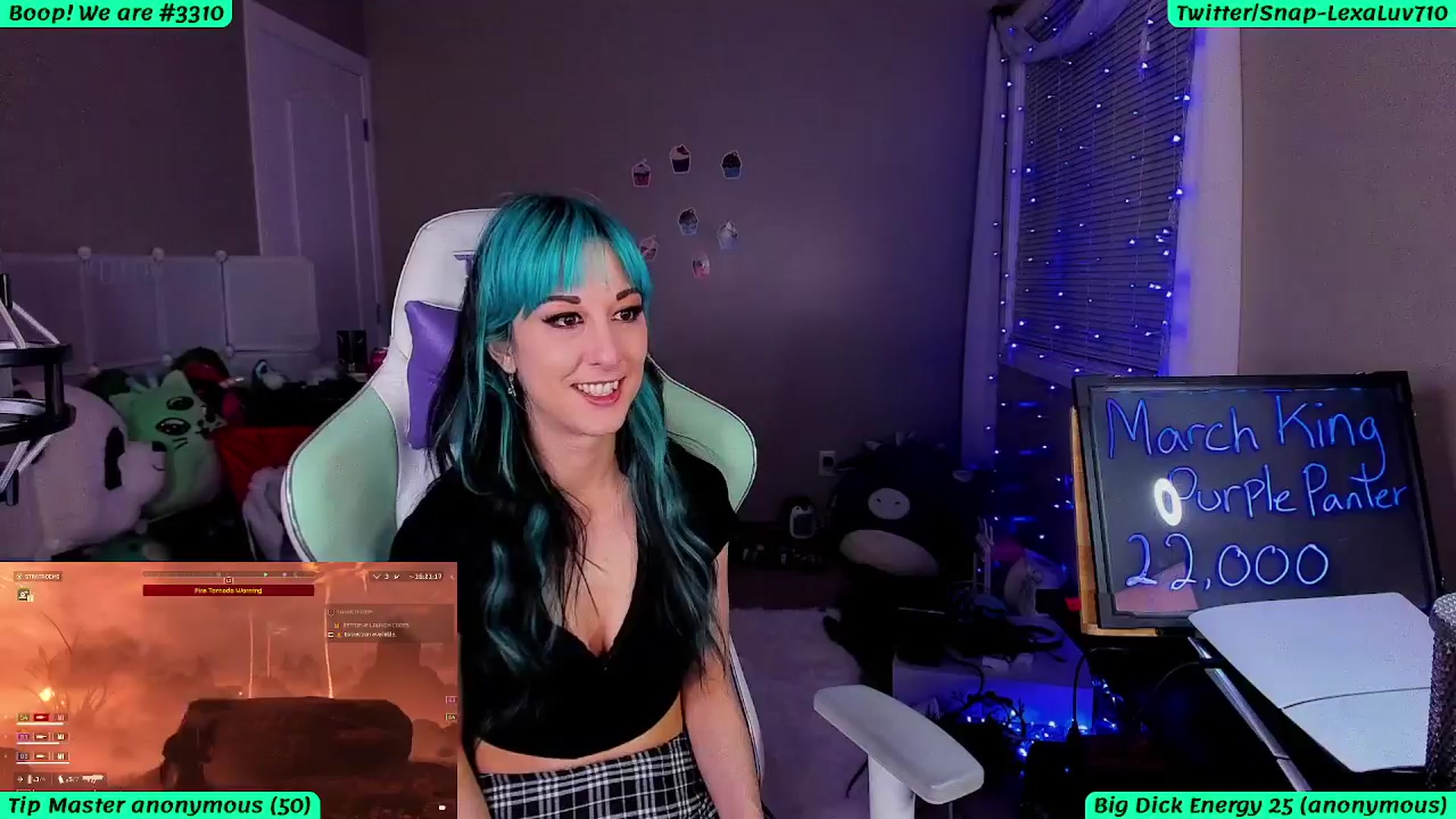 Gallery image thumbnail from LexaLuv's myfreecams stream on, 04/02/2024, 05:08 image 3 of 20