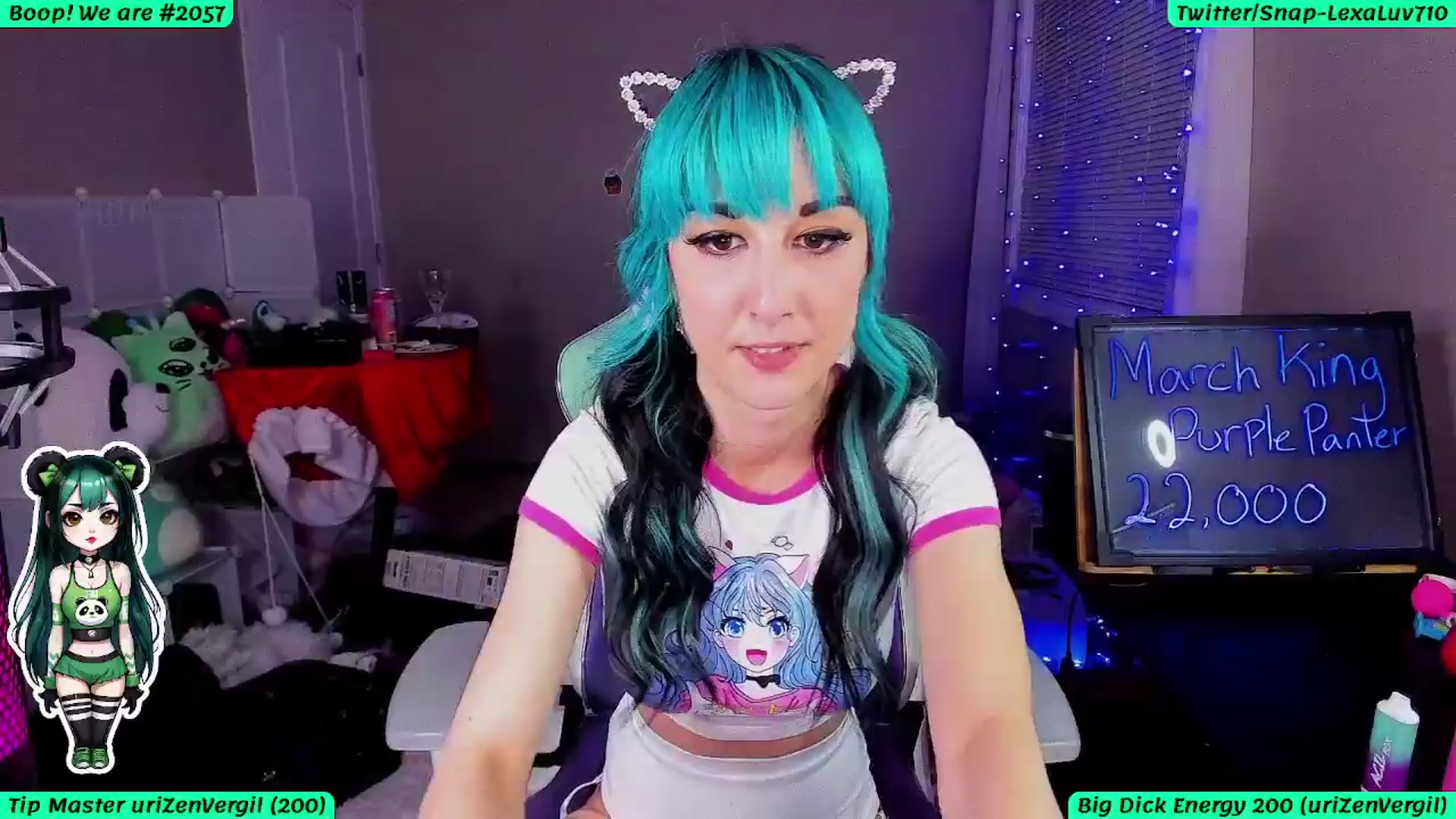 Gallery image thumbnail from LexaLuv's myfreecams stream on, 04/04/2024, 06:29 image 12 of 20