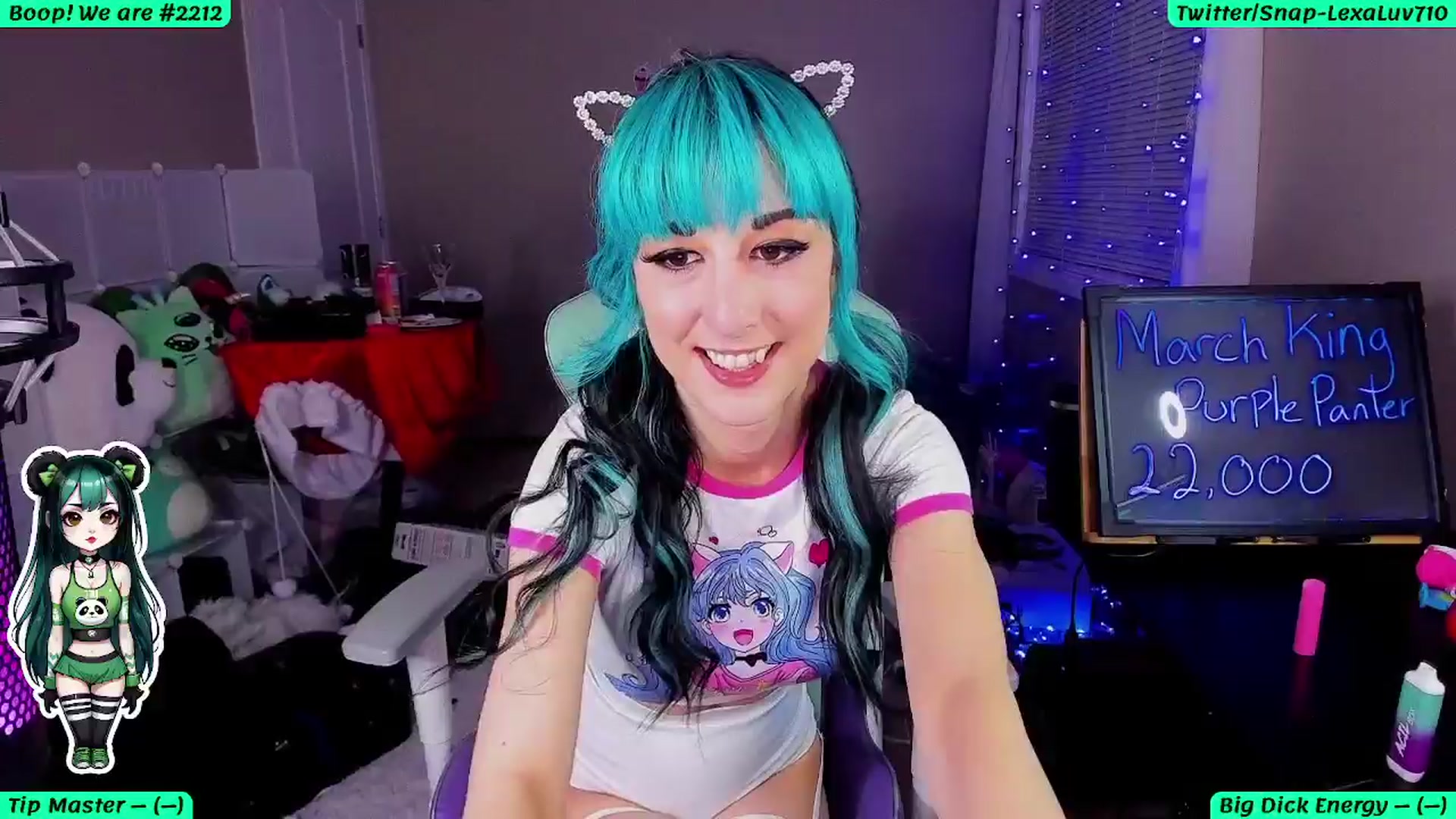 Gallery image thumbnail from LexaLuv's myfreecams stream on, 04/04/2024, 06:29 image 2 of 20