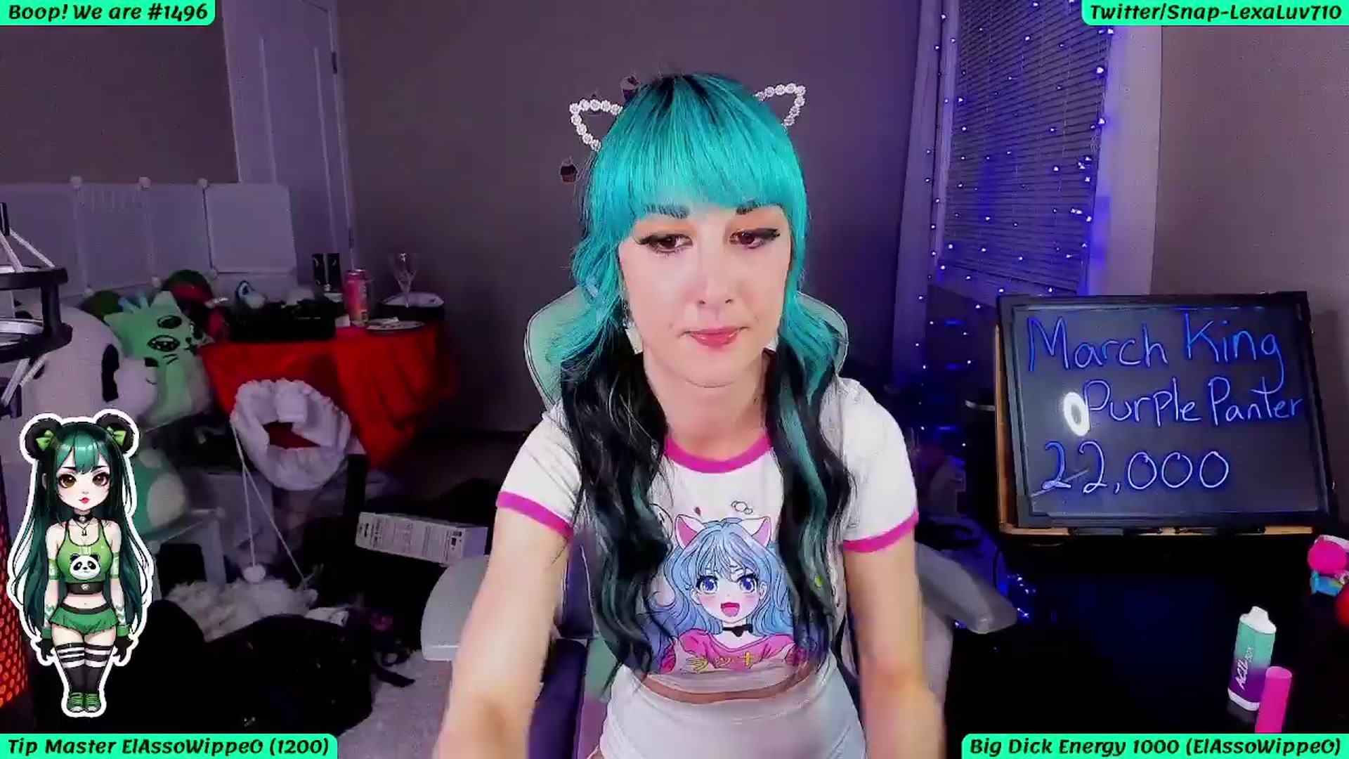 Gallery image thumbnail from LexaLuv's myfreecams stream on, 04/04/2024, 06:29 image 18 of 20