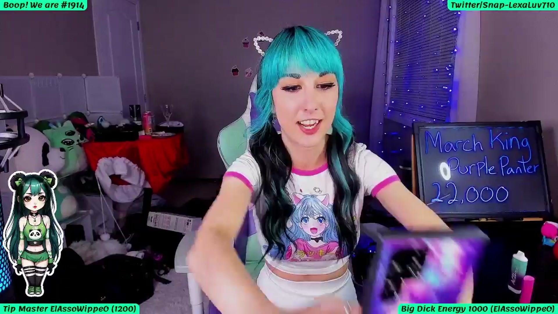 Gallery image thumbnail from LexaLuv's myfreecams stream on, 04/04/2024, 06:29 image 17 of 20