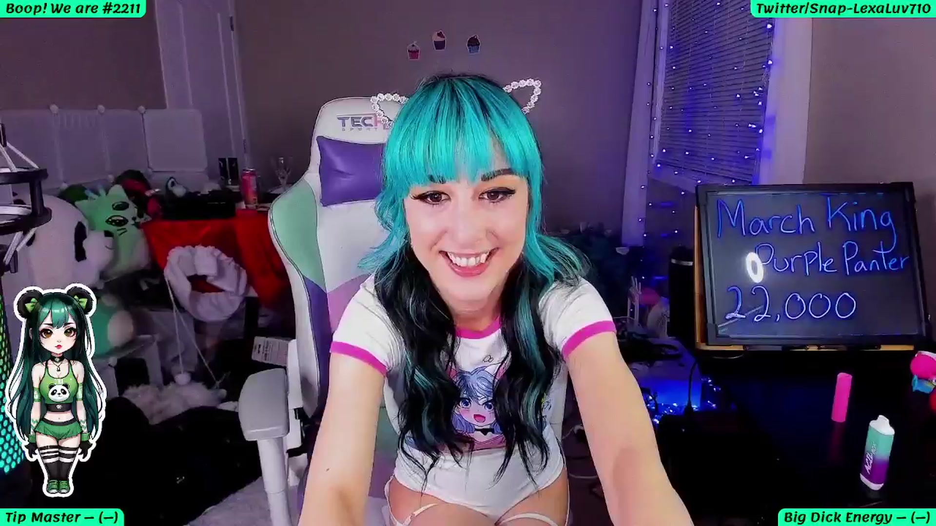 Gallery image thumbnail from LexaLuv's myfreecams stream on, 04/04/2024, 06:29 image 1 of 20
