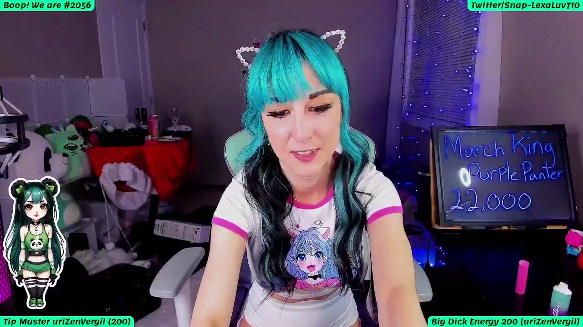 Gallery image thumbnail from LexaLuv's myfreecams stream on, 04/04/2024, 06:29 image 10 of 20