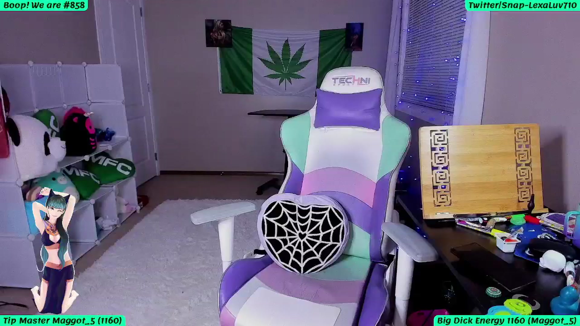 Gallery image thumbnail from LexaLuv's myfreecams stream on, 05/20/2024, 06:23 image 11 of 20