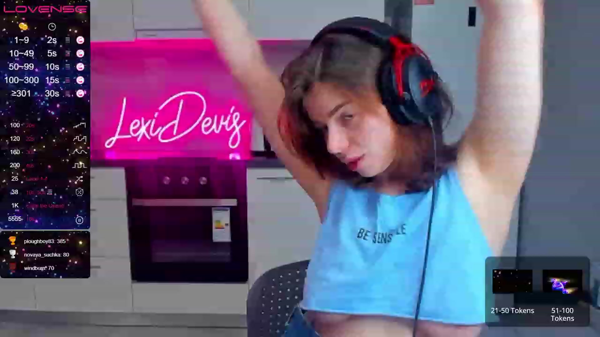 Gallery image thumbnail from LexiDevis's myfreecams stream on, 04/15/2023, 19:39 image 20 of 20