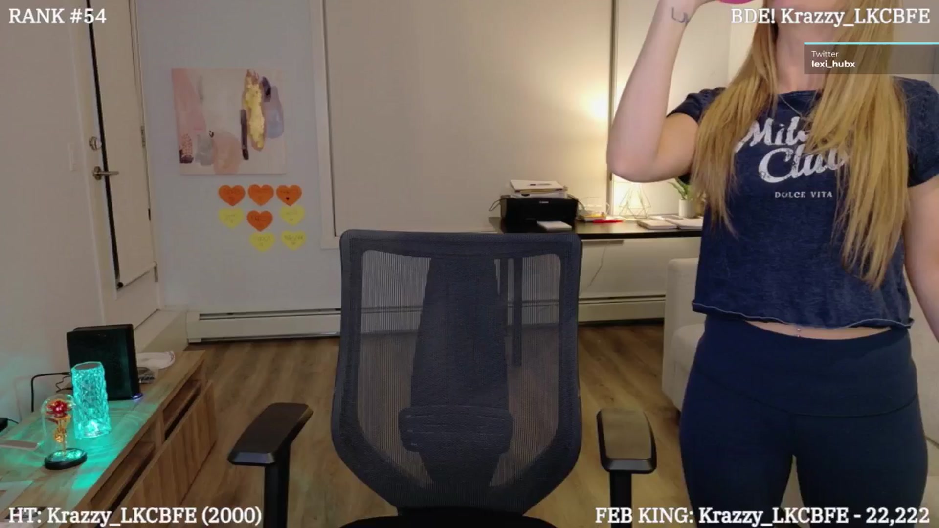 Gallery image thumbnail from LexiHub's myfreecams stream on, 02/20/2025, 01:54 image 7 of 20