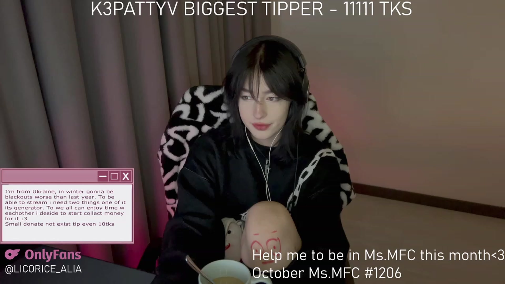 Gallery image thumbnail from Licorice_Alia's myfreecams stream on, 11/03/2023, 03:28 image 5 of 20