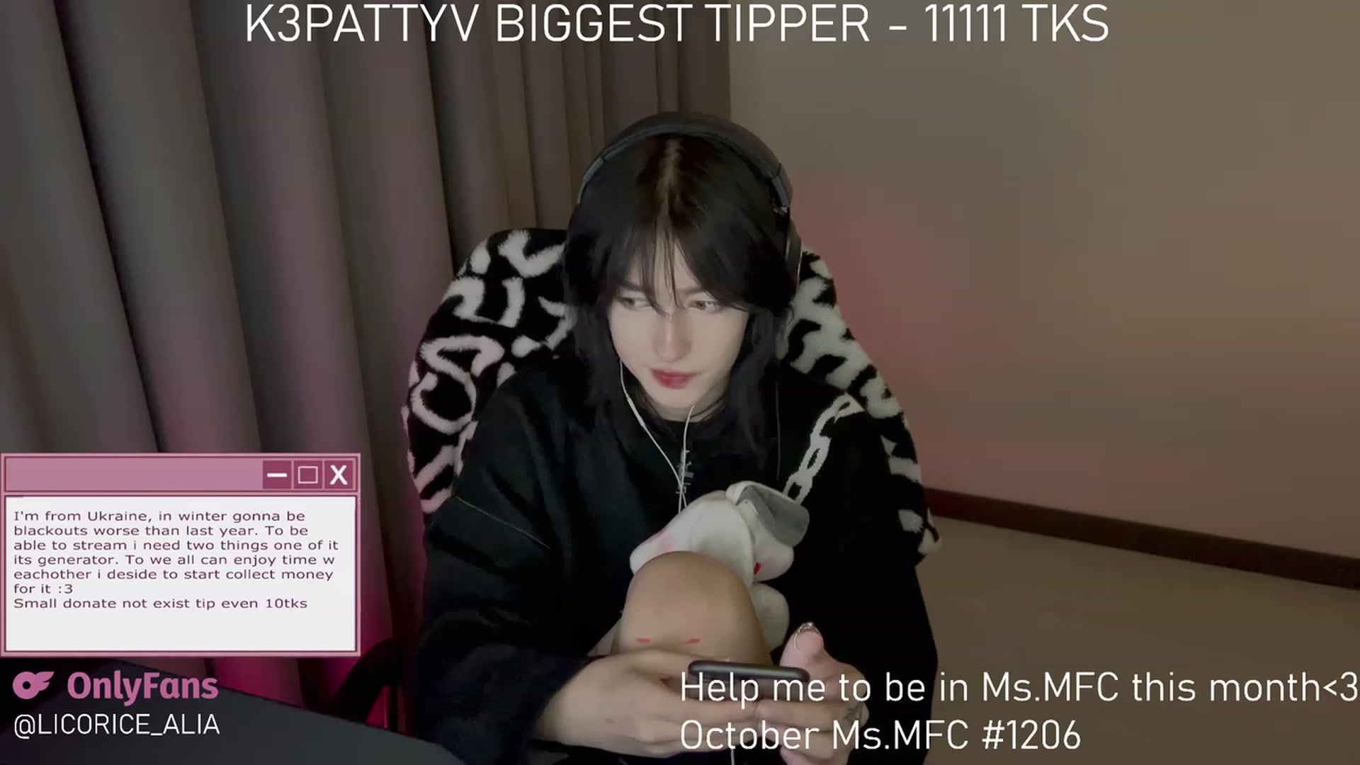 Gallery image thumbnail from Licorice_Alia's myfreecams stream on, 11/03/2023, 03:28 image 18 of 20