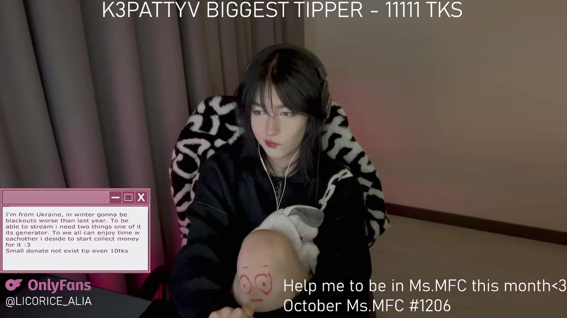 Gallery image thumbnail from Licorice_Alia's myfreecams stream on, 11/03/2023, 03:28 image 20 of 20