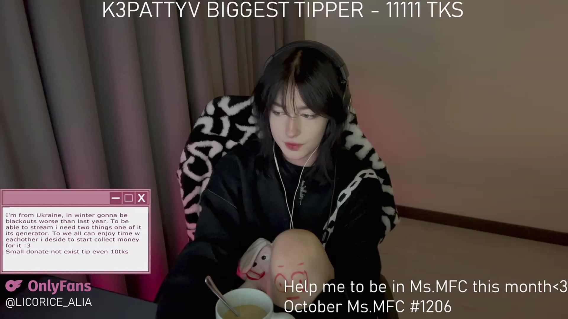 Gallery image thumbnail from Licorice_Alia's myfreecams stream on, 11/03/2023, 03:28 image 2 of 20