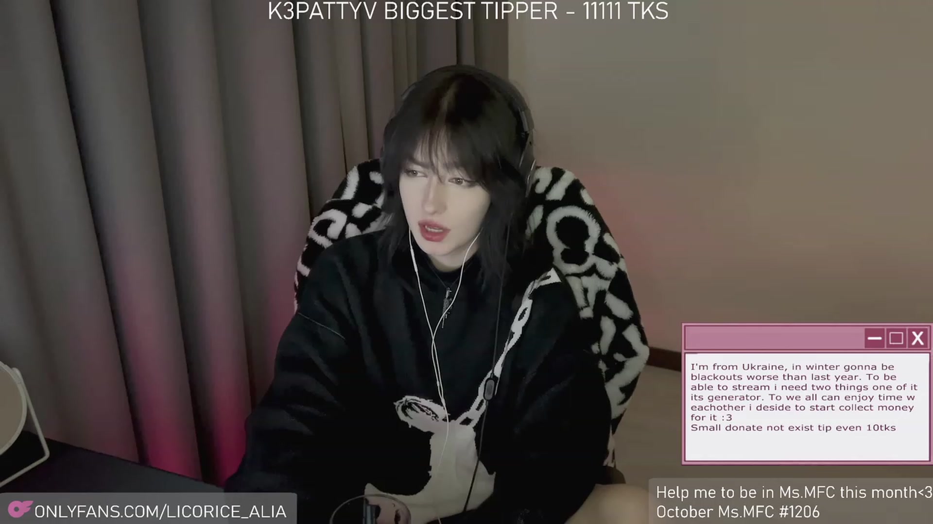 Gallery image thumbnail from Licorice_Alia's myfreecams stream on, 11/04/2023, 24:25 image 1 of 20