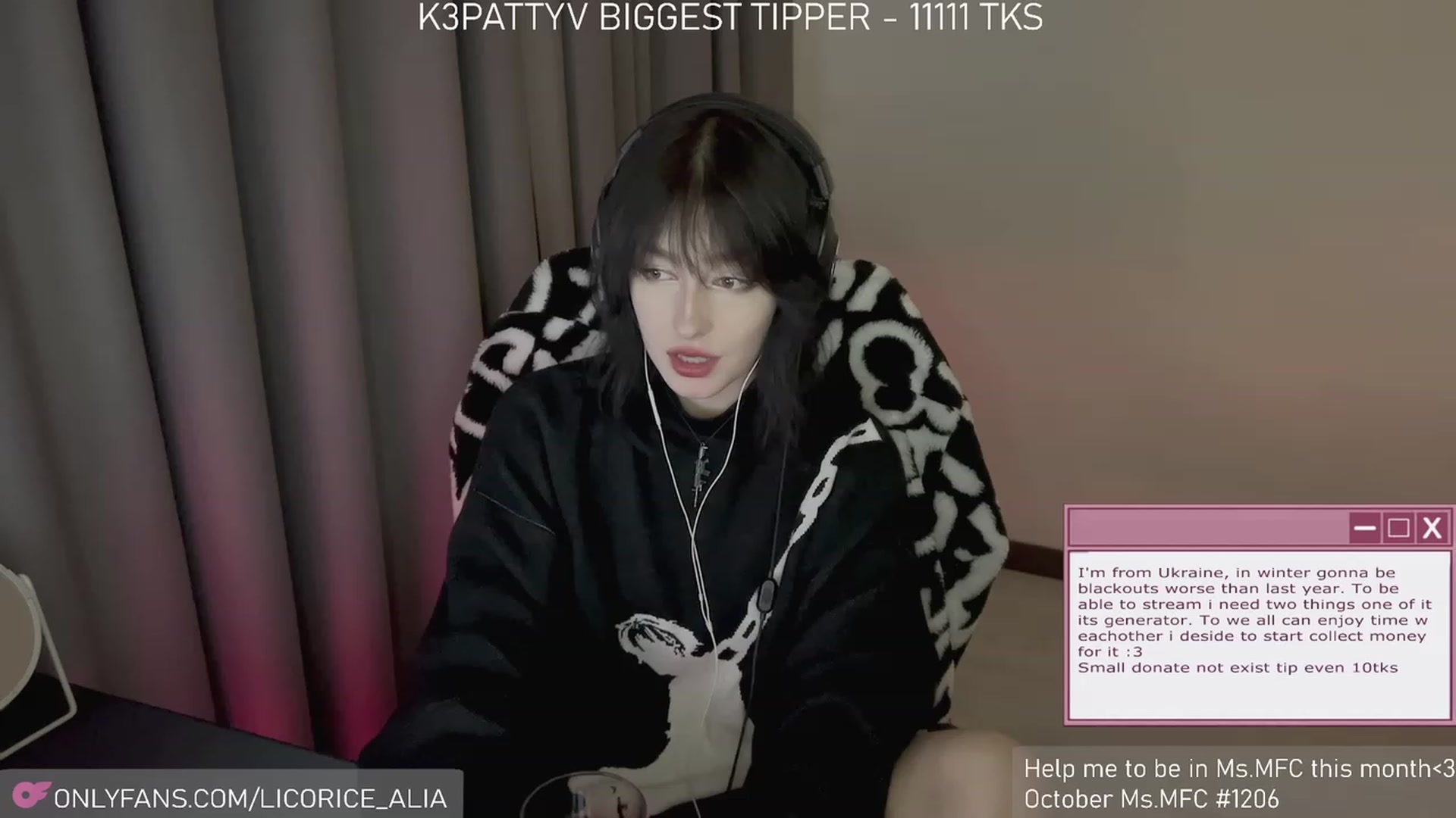 Gallery image thumbnail from Licorice_Alia's myfreecams stream on, 11/04/2023, 24:25 image 2 of 20