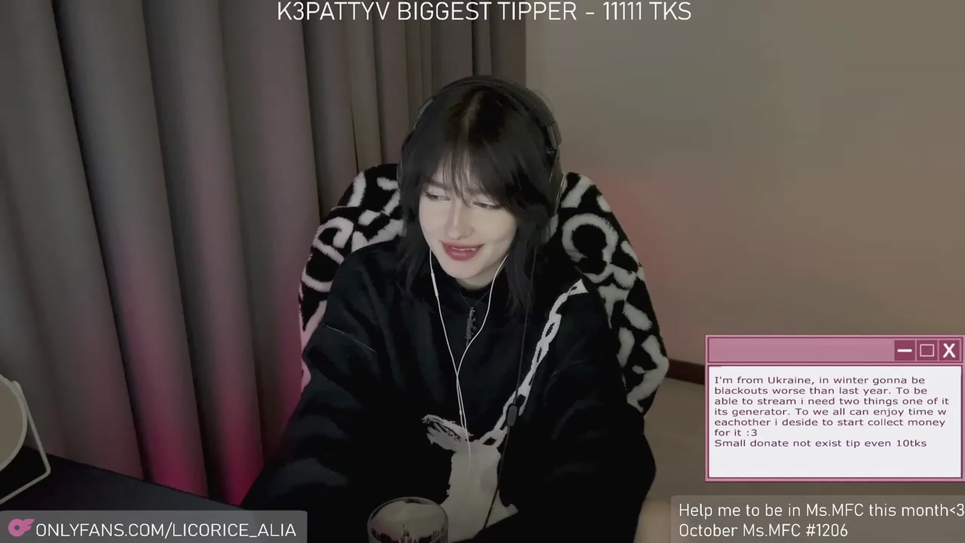Gallery image thumbnail from Licorice_Alia's myfreecams stream on, 11/04/2023, 24:25 image 11 of 20