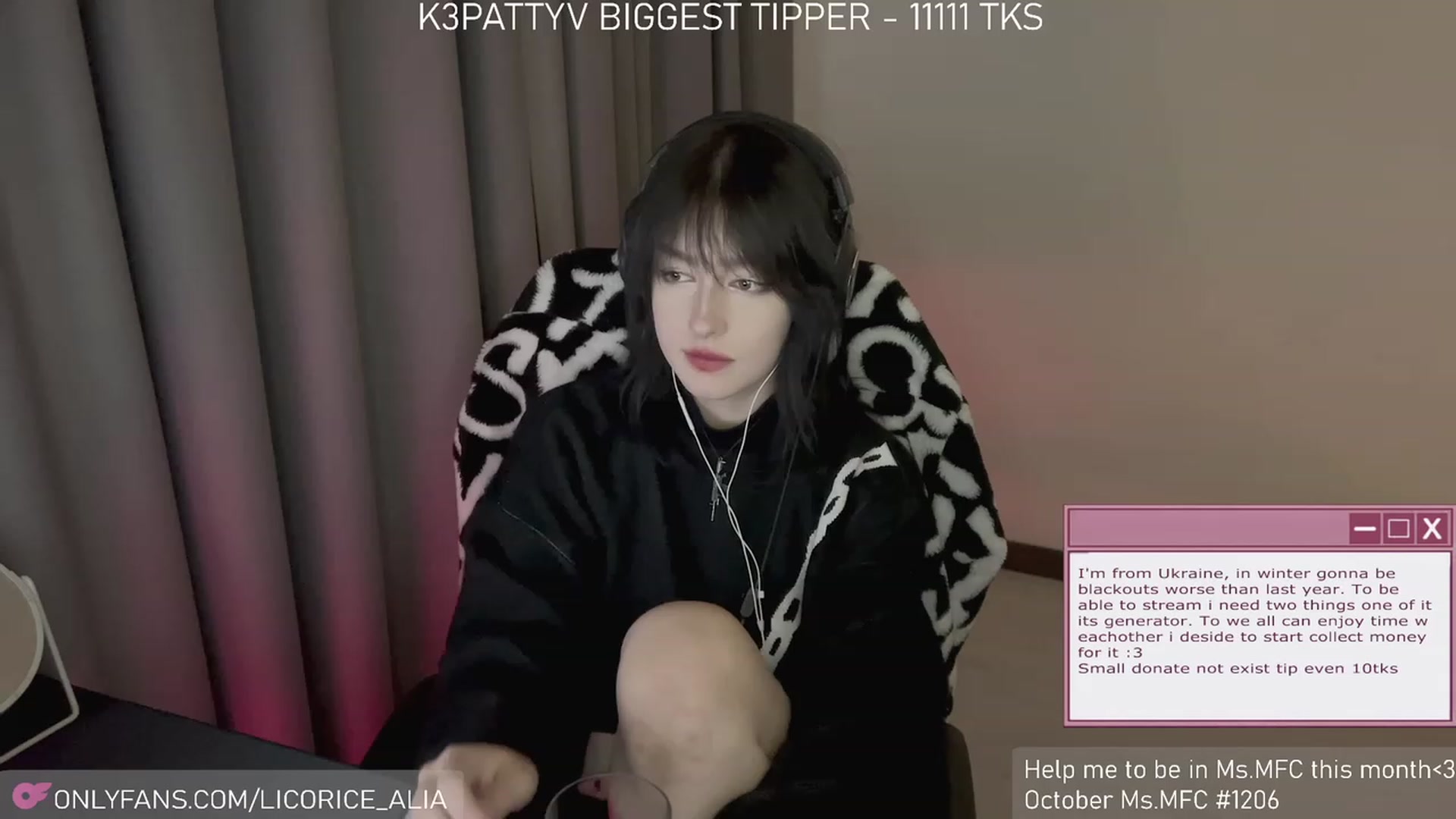 Gallery image thumbnail from Licorice_Alia's myfreecams stream on, 11/04/2023, 24:25 image 13 of 20