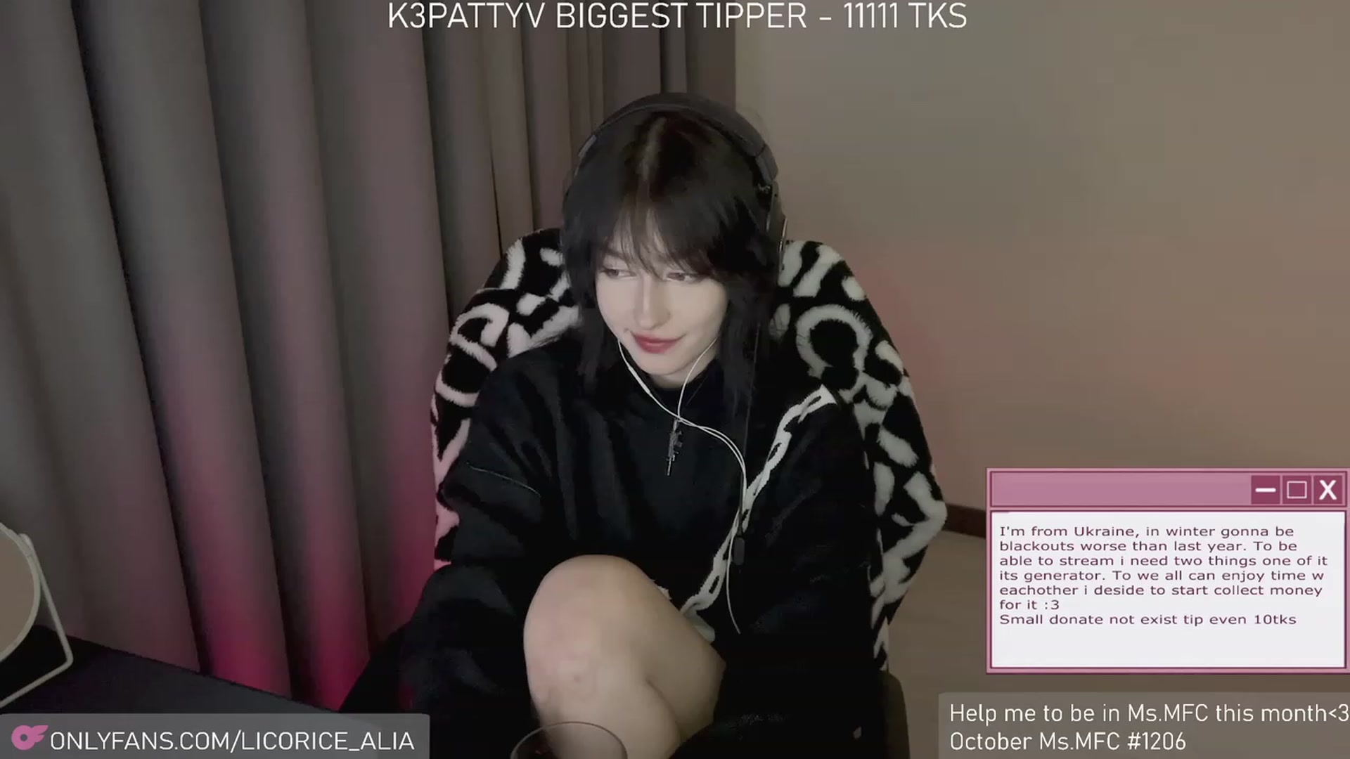 Gallery image thumbnail from Licorice_Alia's myfreecams stream on, 11/04/2023, 24:25 image 17 of 20