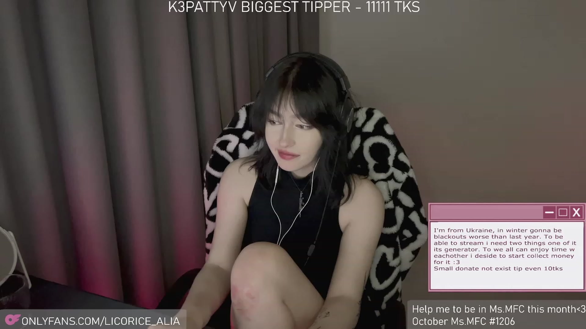 Gallery image thumbnail from Licorice_Alia's myfreecams stream on, 11/04/2023, 01:36 image 17 of 20