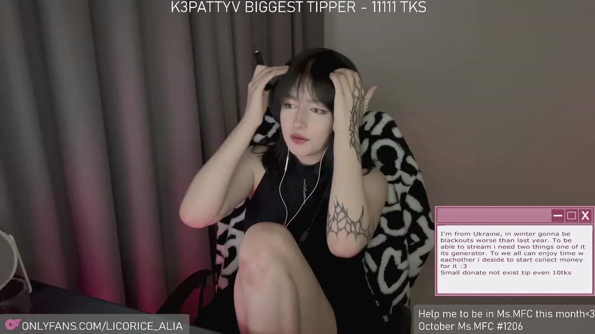 Gallery image thumbnail from Licorice_Alia's myfreecams stream on, 11/04/2023, 01:36 image 15 of 20