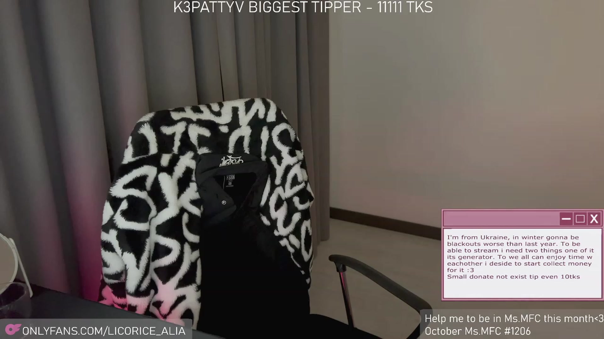 Gallery image thumbnail from Licorice_Alia's myfreecams stream on, 11/04/2023, 01:36 image 2 of 20